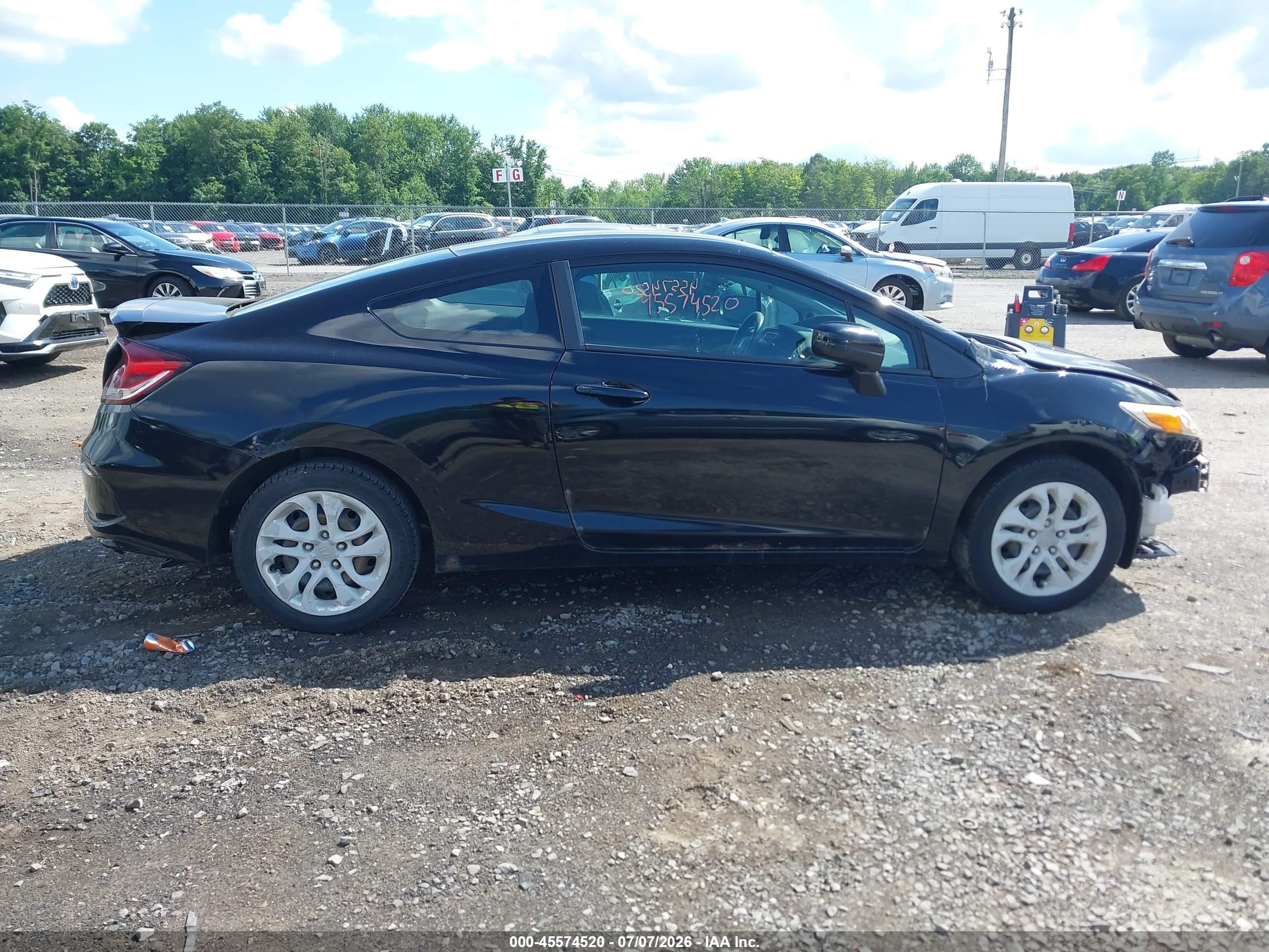 2014 Honda Civic Lx Black vin: 2HGFG3B55EH503110