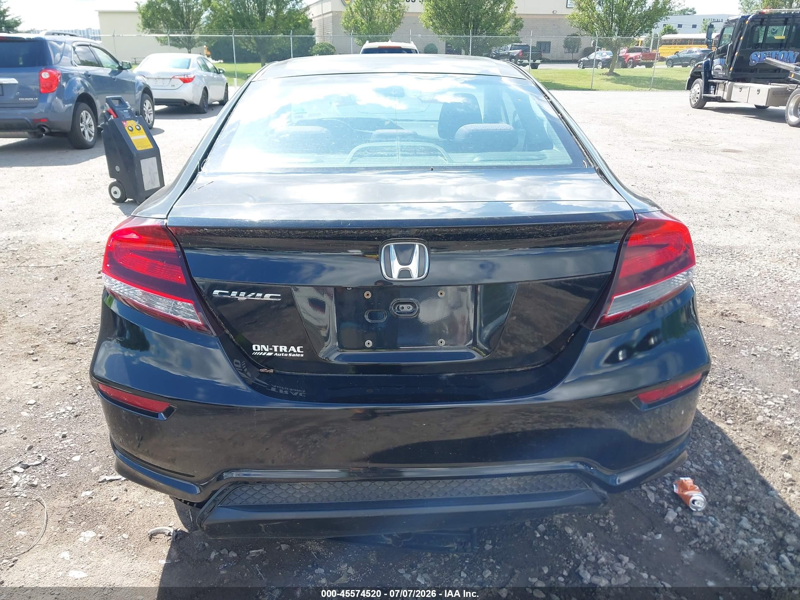 2014 Honda Civic Lx Black vin: 2HGFG3B55EH503110
