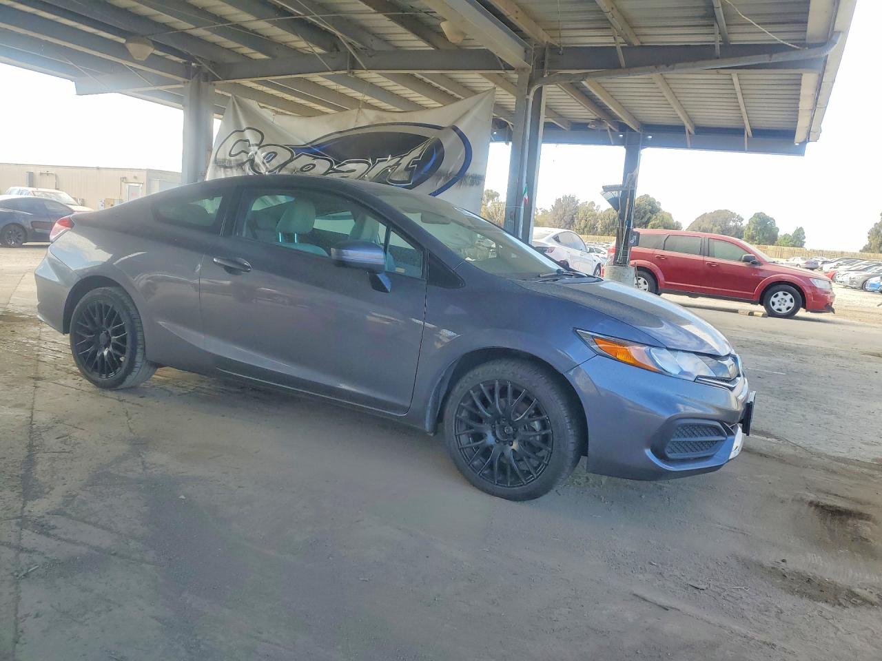 2014 Honda Civic Lx Gray vin: 2HGFG3B55EH505701