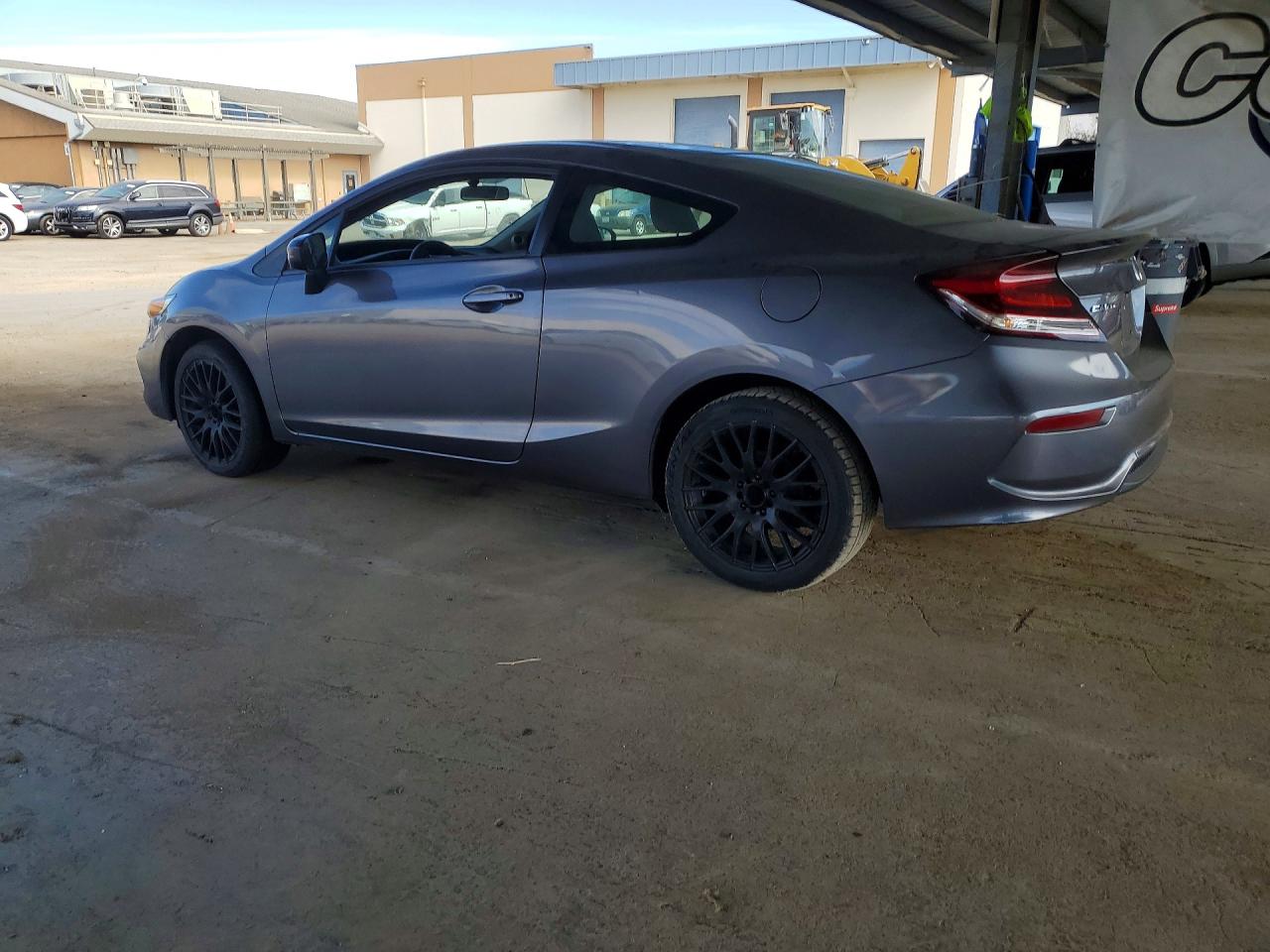 2014 Honda Civic Lx Gray vin: 2HGFG3B55EH505701