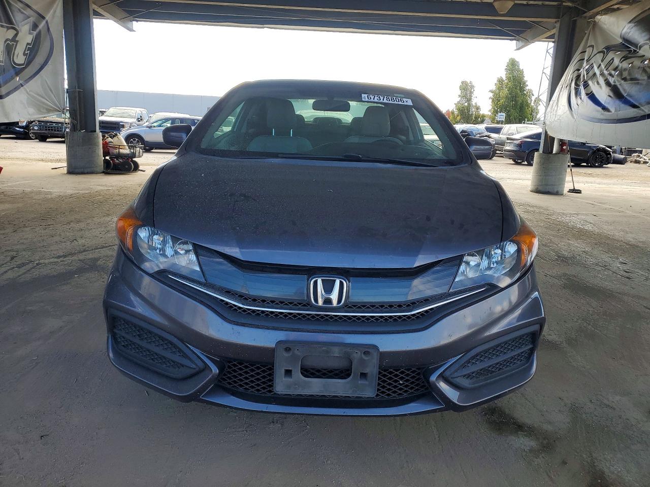 2014 Honda Civic Lx Gray vin: 2HGFG3B55EH505701