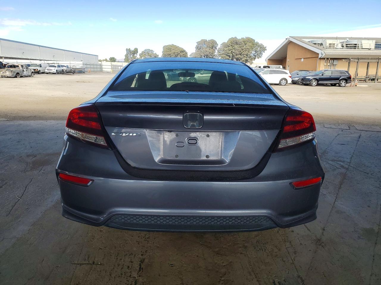 2014 Honda Civic Lx Gray vin: 2HGFG3B55EH505701
