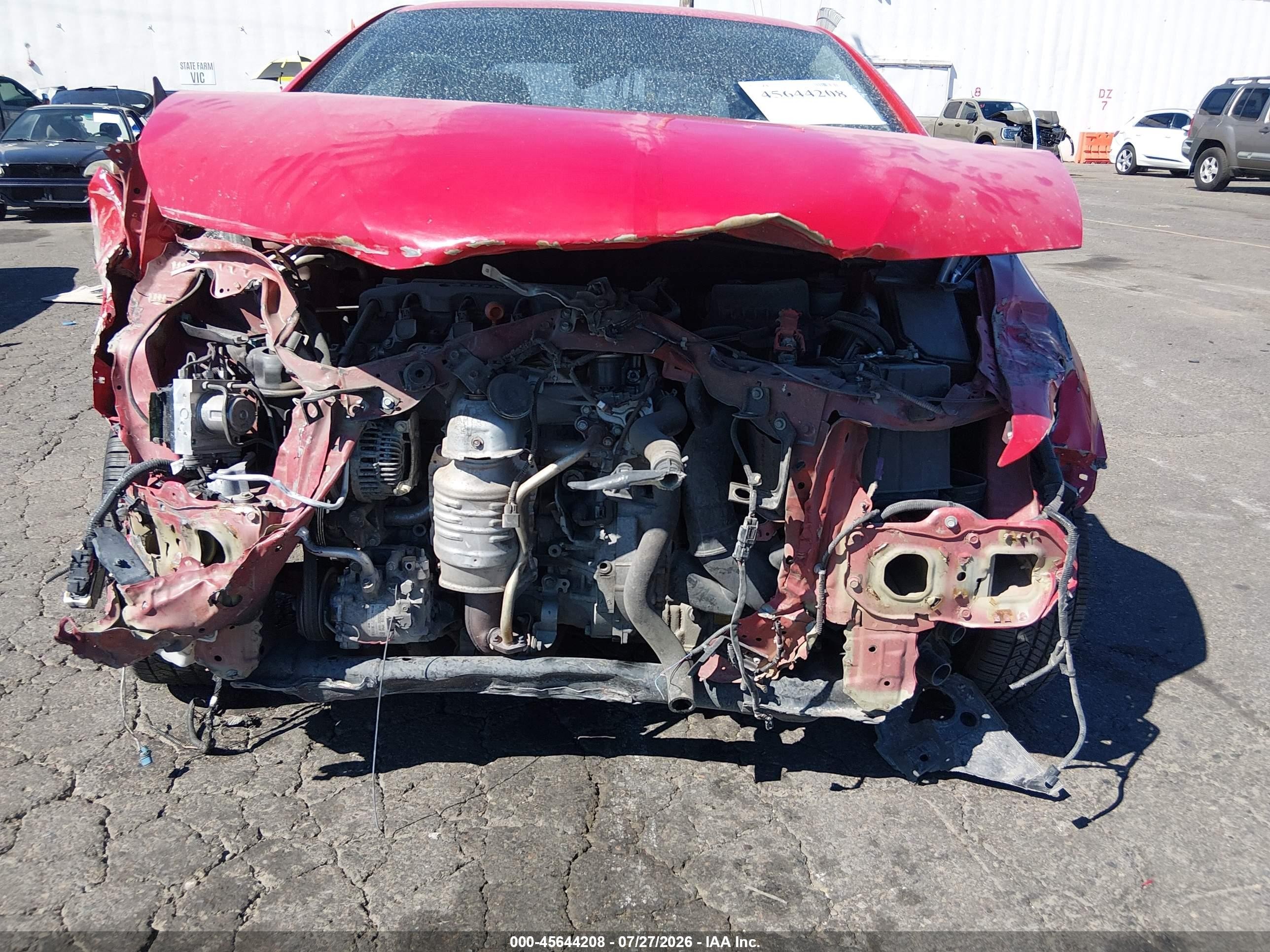 2015 Honda Civic Lx Red vin: 2HGFG3B55FH510429