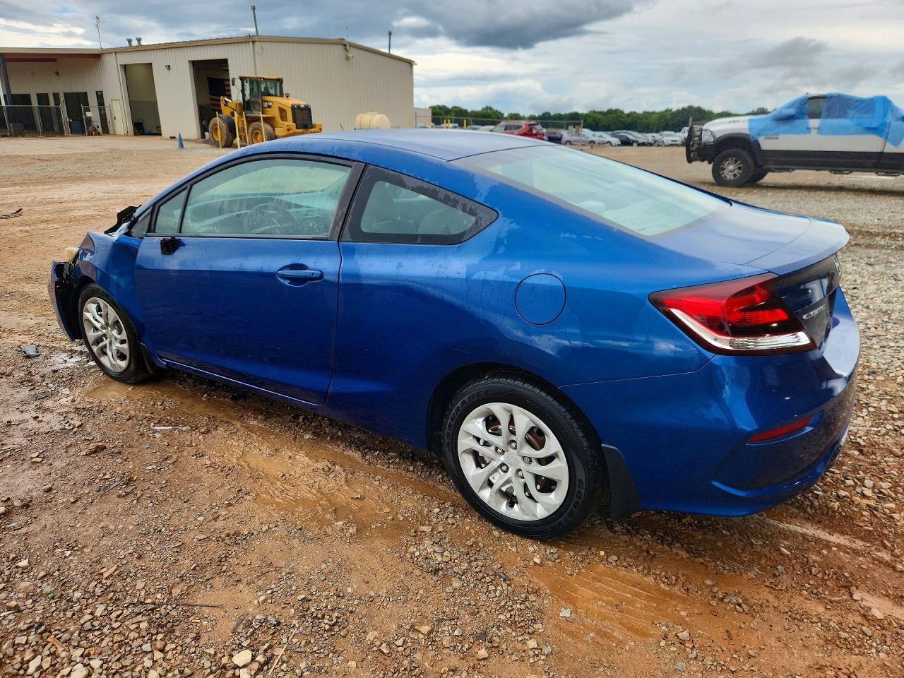 2015 Honda Civic Lx Blue vin: 2HGFG3B55FH511502