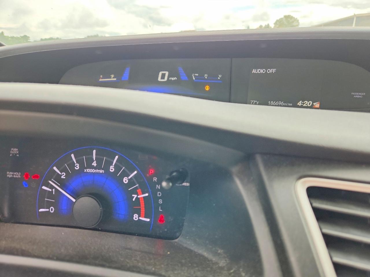 2015 Honda Civic Lx Blue vin: 2HGFG3B55FH511502