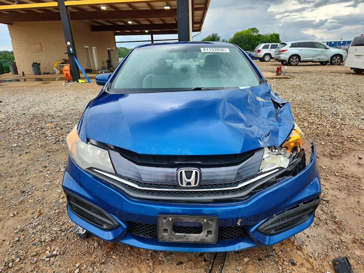 2015 Honda Civic Lx Blue vin: 2HGFG3B55FH511502
