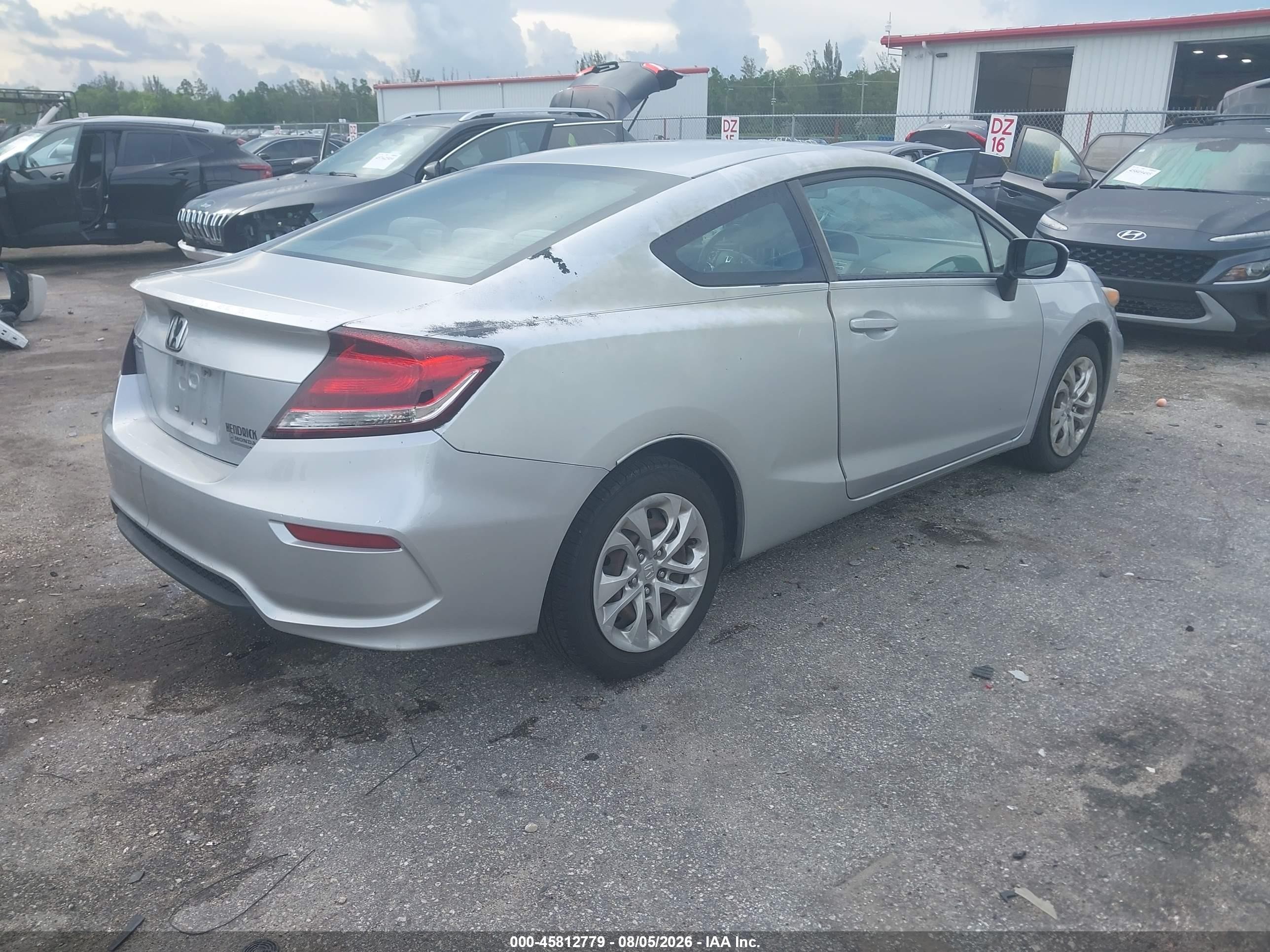 2015 Honda Civic Lx Silver vin: 2HGFG3B55FH516912