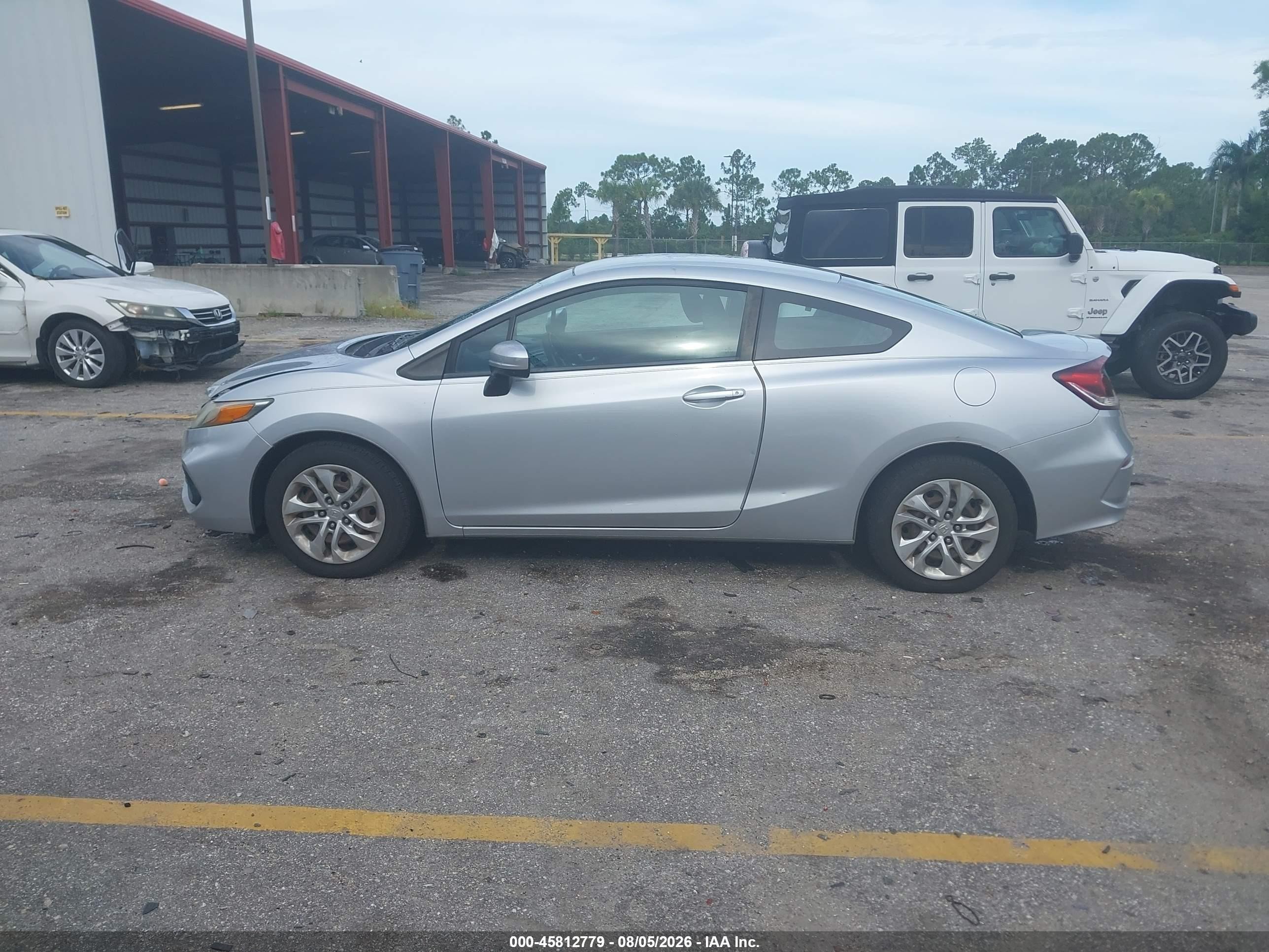 2015 Honda Civic Lx Silver vin: 2HGFG3B55FH516912