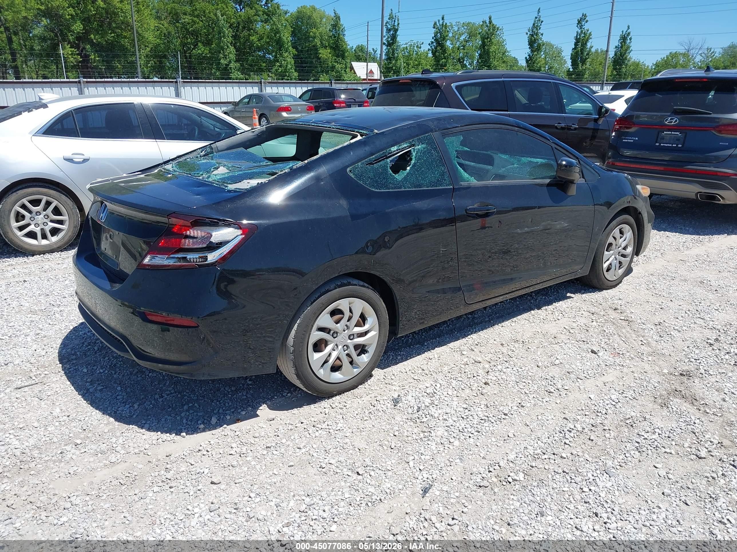 2015 Honda Civic Lx Black vin: 2HGFG3B55FH530311