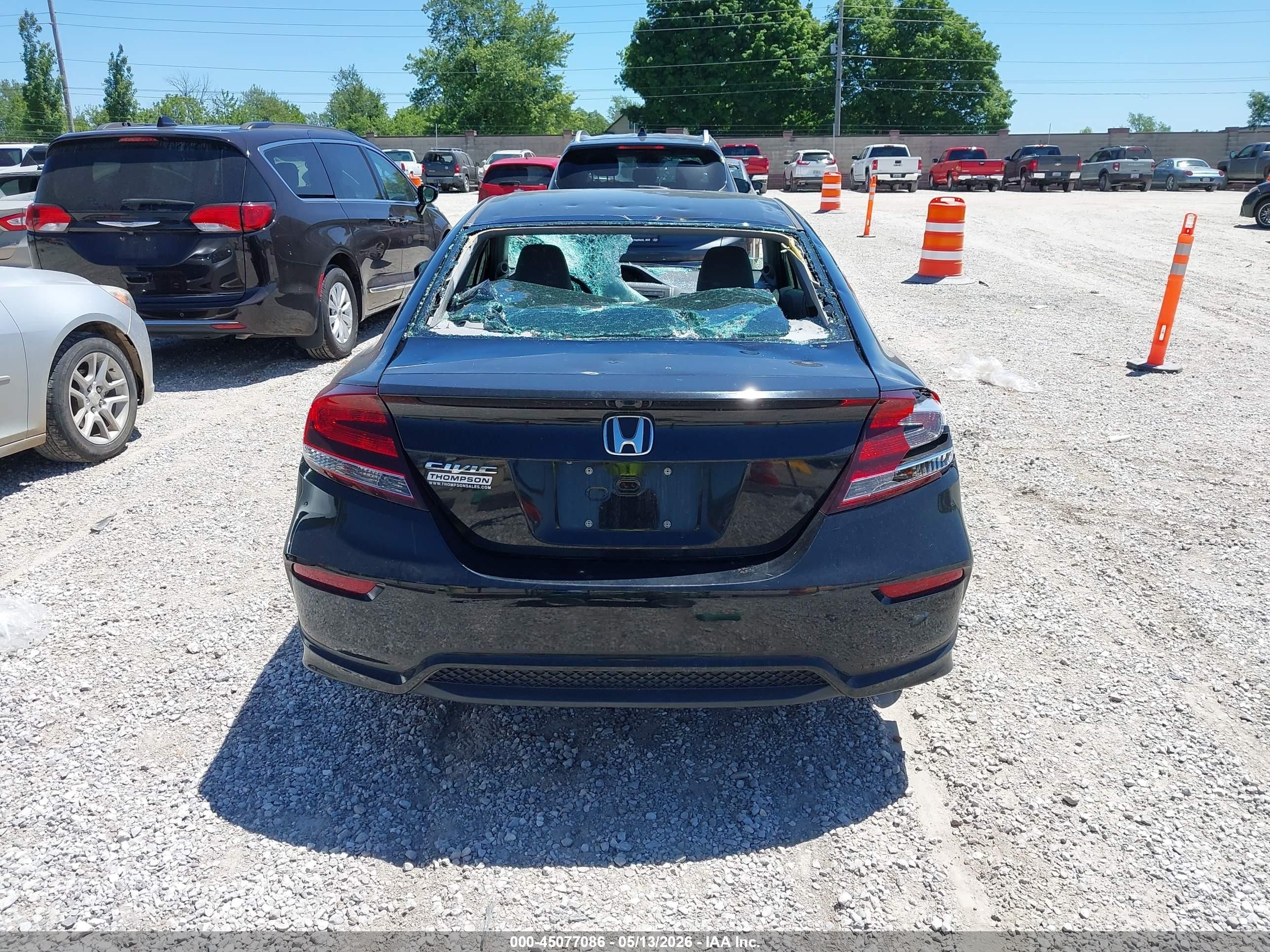 2015 Honda Civic Lx Black vin: 2HGFG3B55FH530311