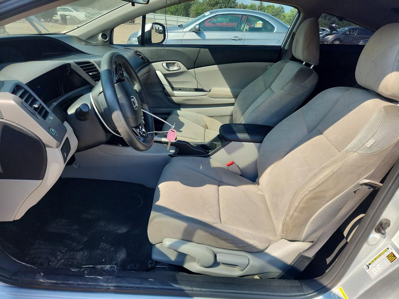 2012 Honda Civic Lx Silver vin: 2HGFG3B56CH511696