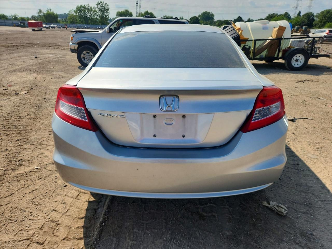 2012 Honda Civic Lx Silver vin: 2HGFG3B56CH511696