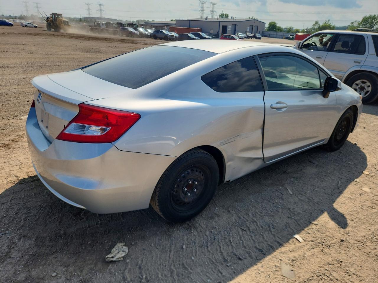 2012 Honda Civic Lx Silver vin: 2HGFG3B56CH511696