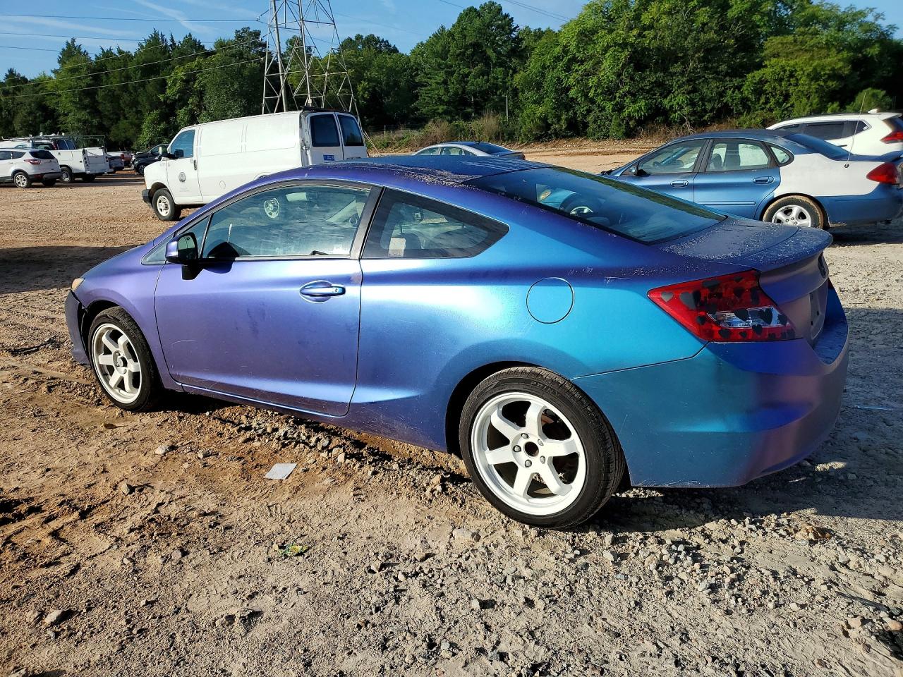 2012 Honda Civic Lx Фиолетовый vin: 2HGFG3B56CH524092
