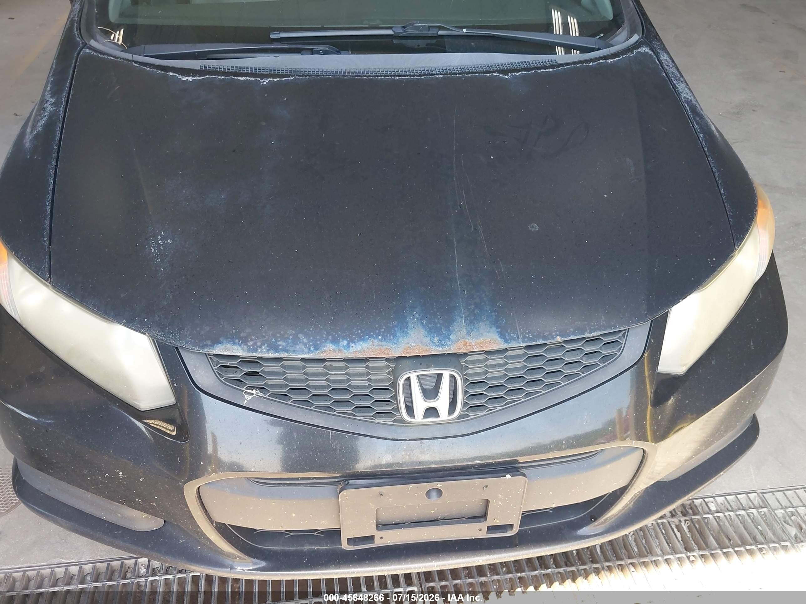 2012 Honda Civic Lx Черный vin: 2HGFG3B56CH524545