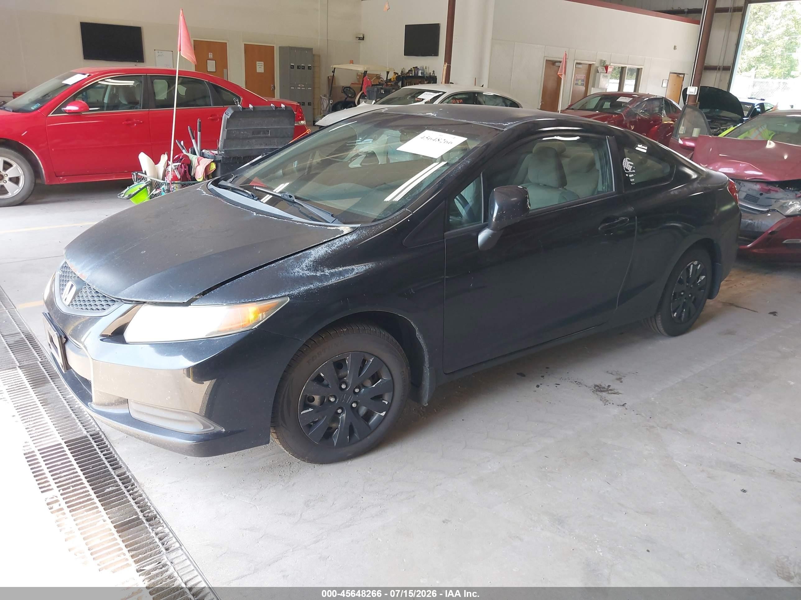 2012 Honda Civic Lx Черный vin: 2HGFG3B56CH524545