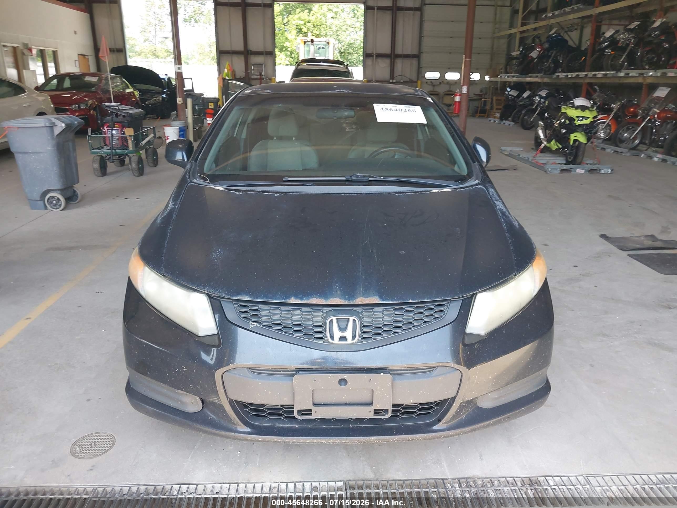 2012 Honda Civic Lx Черный vin: 2HGFG3B56CH524545