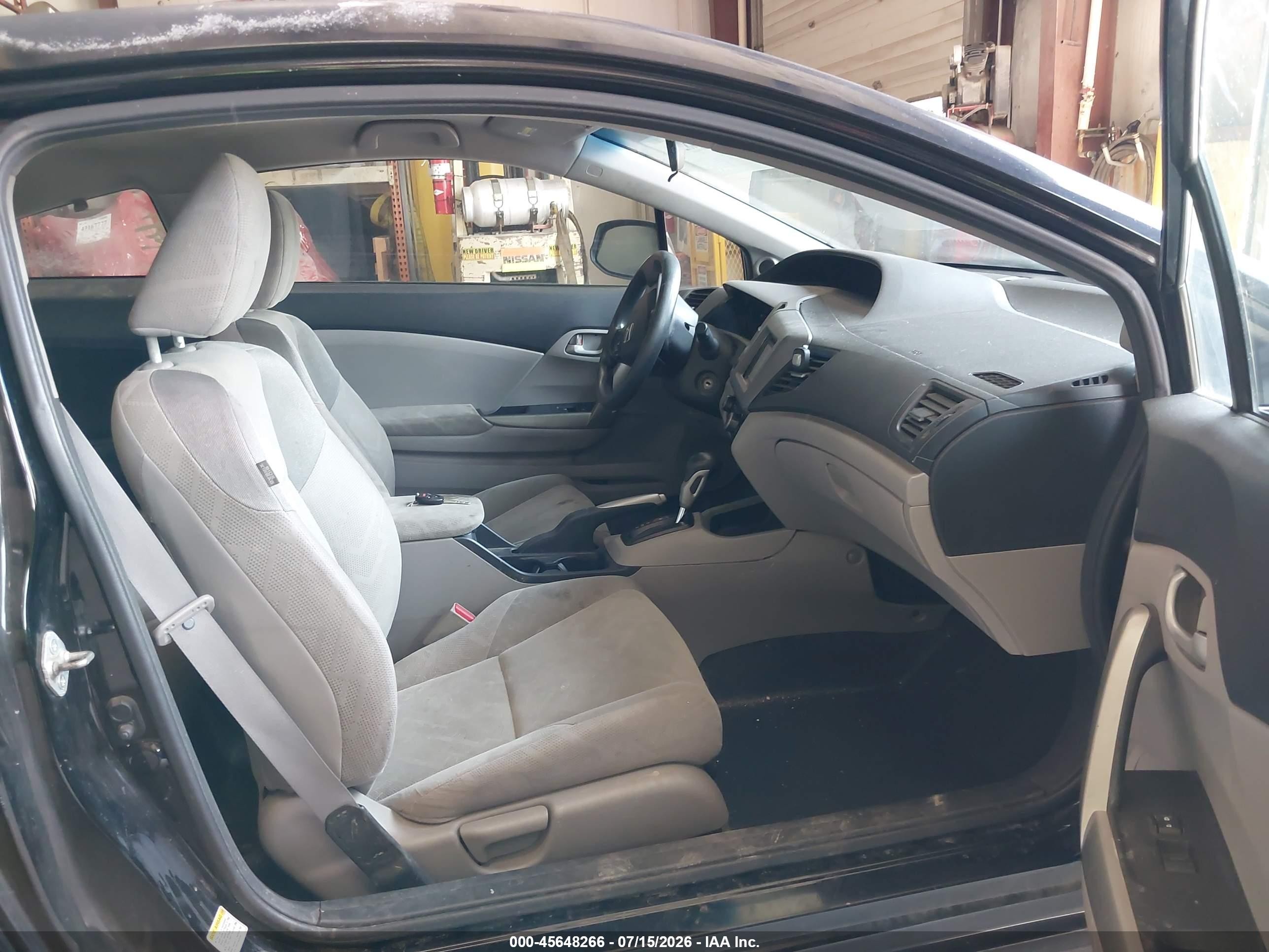 2012 Honda Civic Lx Черный vin: 2HGFG3B56CH524545