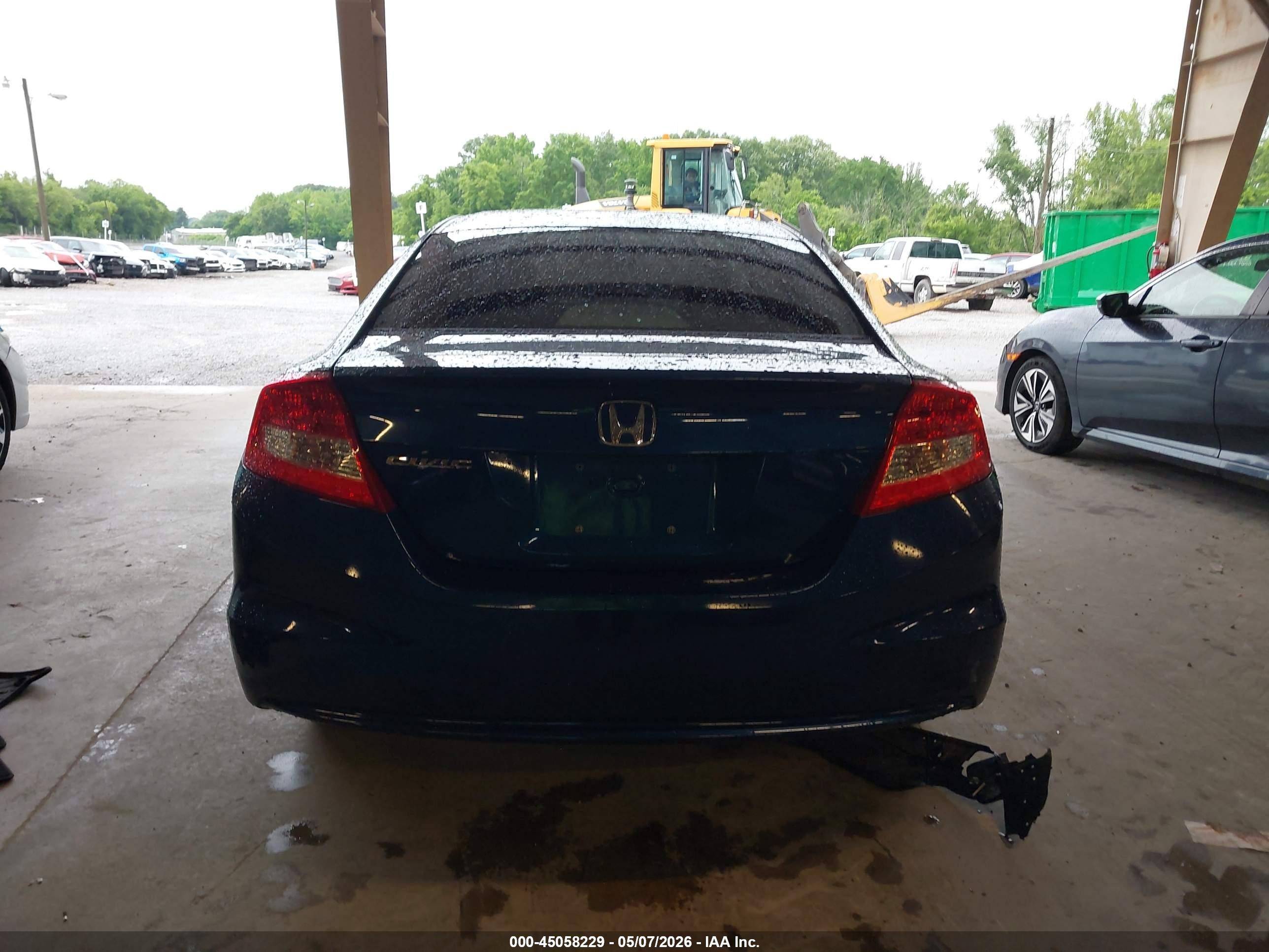 2012 Honda Civic Lx Blue vin: 2HGFG3B56CH533391