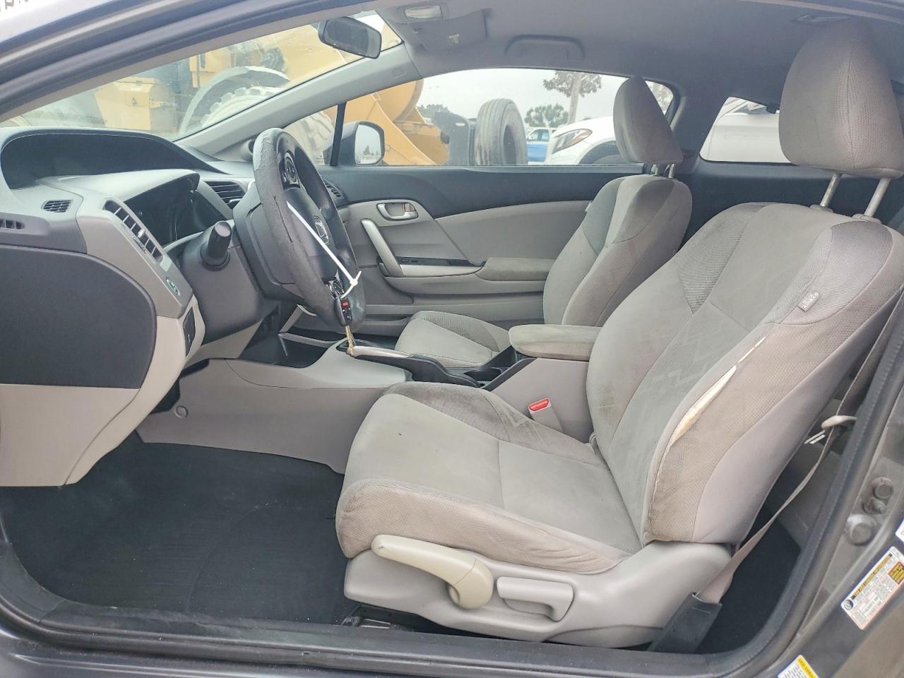 2012 Honda Civic Lx Gray vin: 2HGFG3B56CH536002
