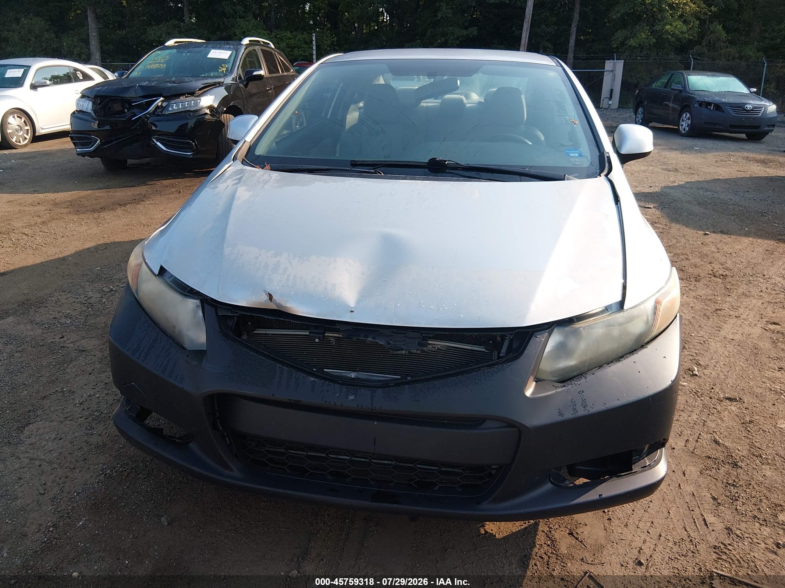 2012 Honda Civic Lx Silver vin: 2HGFG3B56CH540972