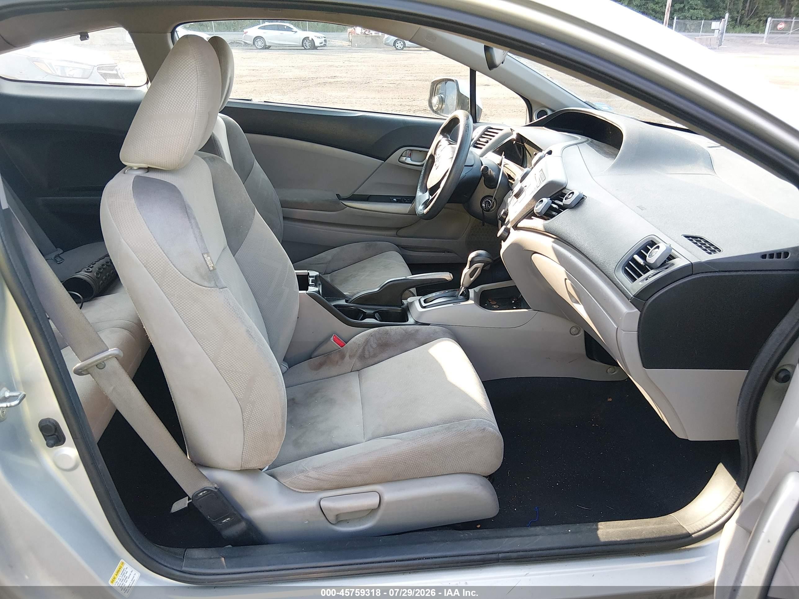 2012 Honda Civic Lx Silver vin: 2HGFG3B56CH540972