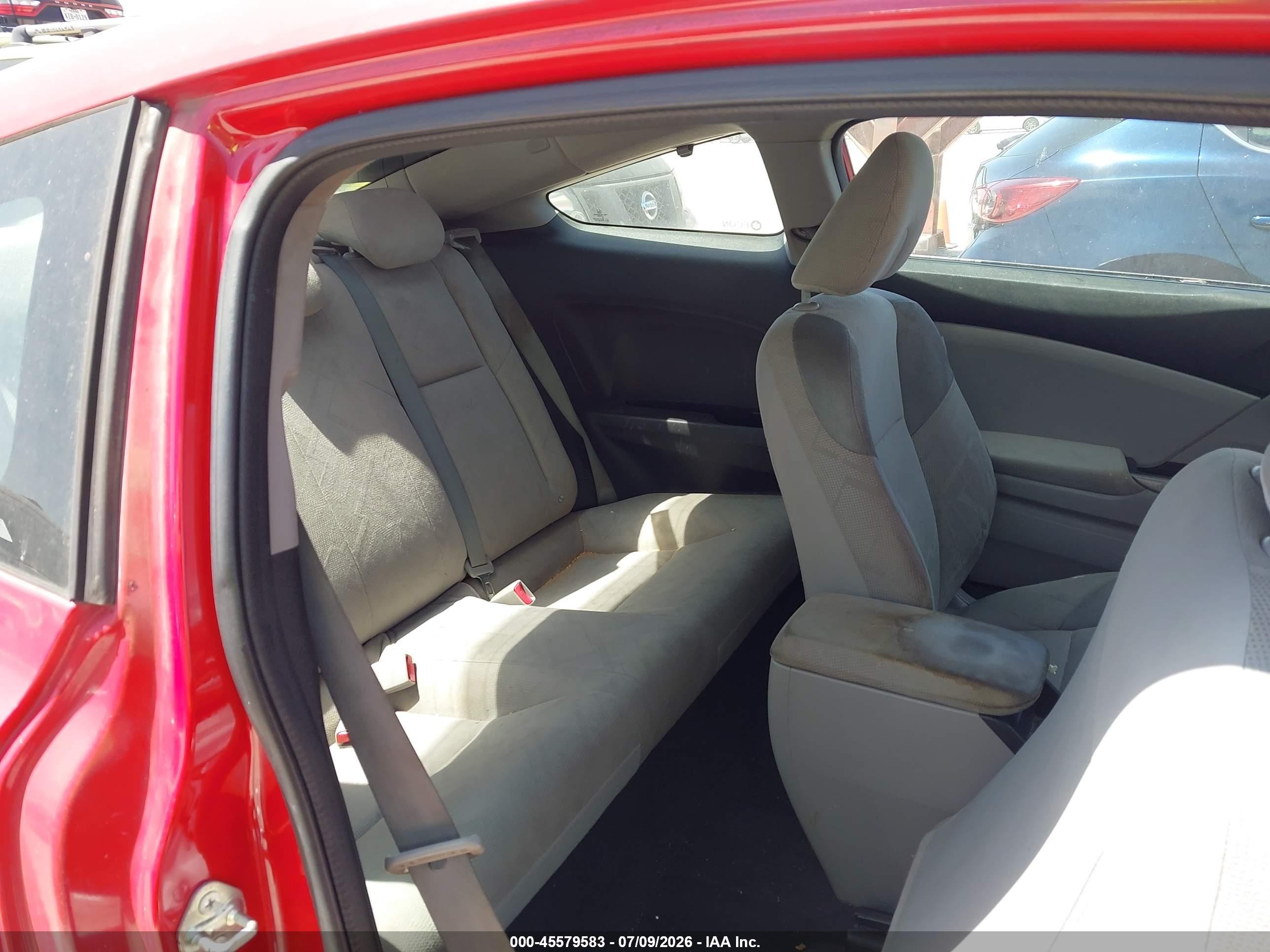 2012 Honda Civic Lx Red vin: 2HGFG3B56CH545248