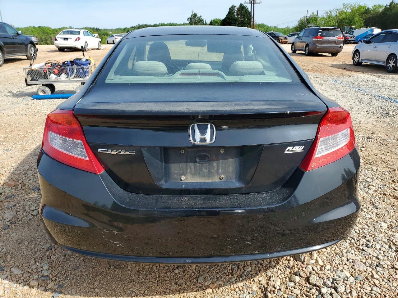 2012 Honda Civic Lx Black vin: 2HGFG3B56CH546822