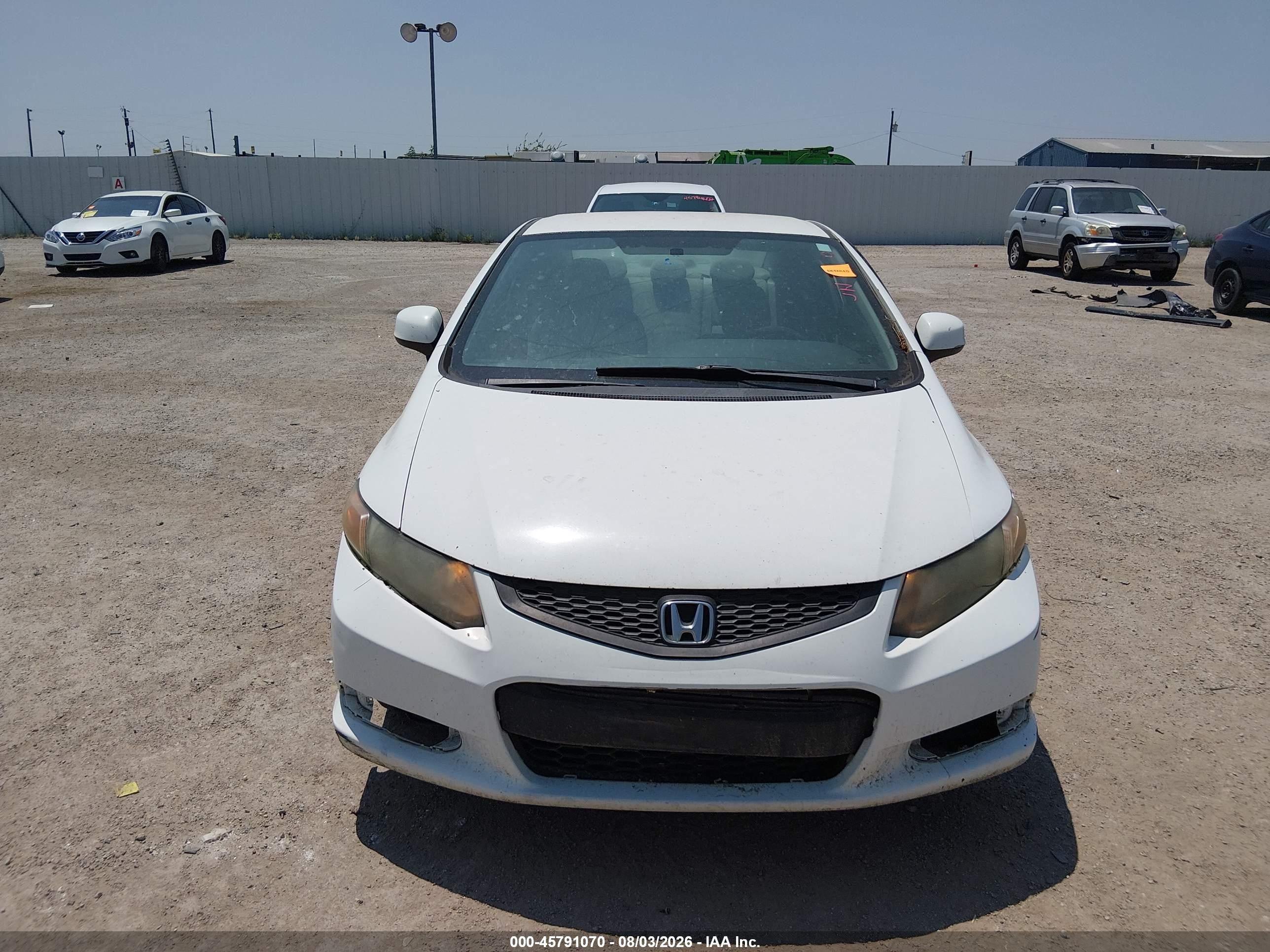 2012 Honda Civic Lx Белый vin: 2HGFG3B56CH547713