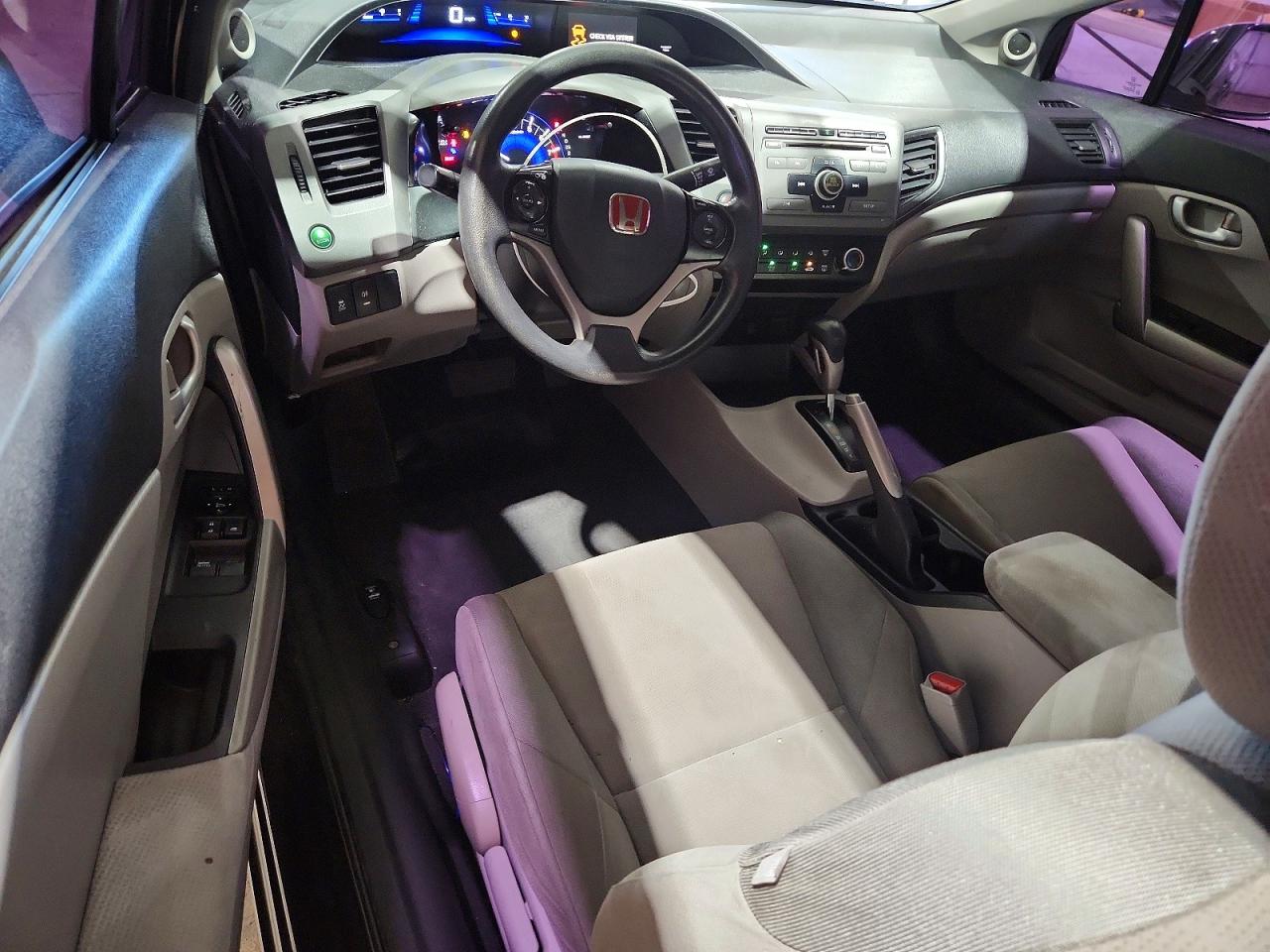 2012 Honda Civic Lx Black vin: 2HGFG3B56CH553074