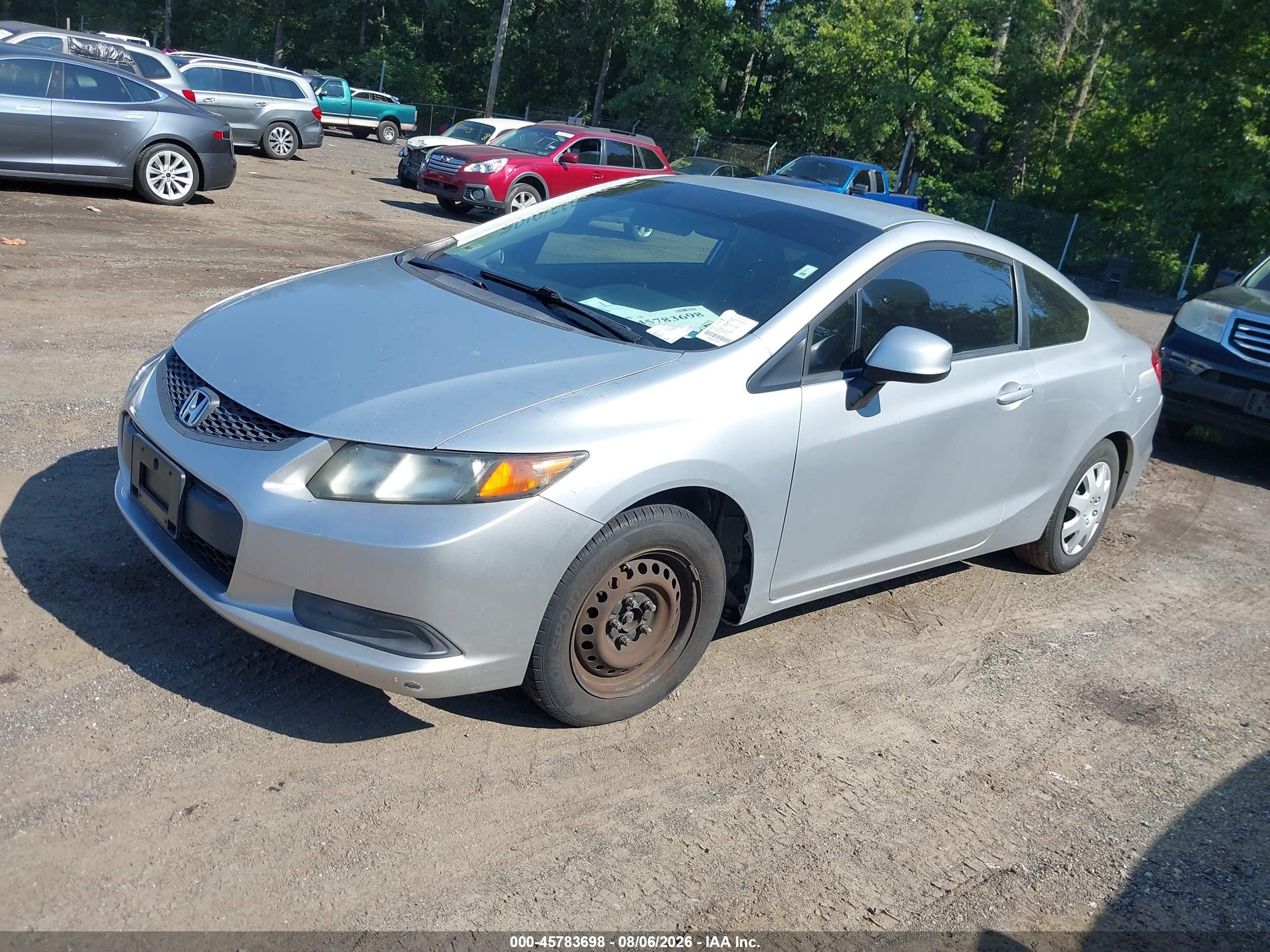 2012 Honda Civic Lx Silver vin: 2HGFG3B56CH559182