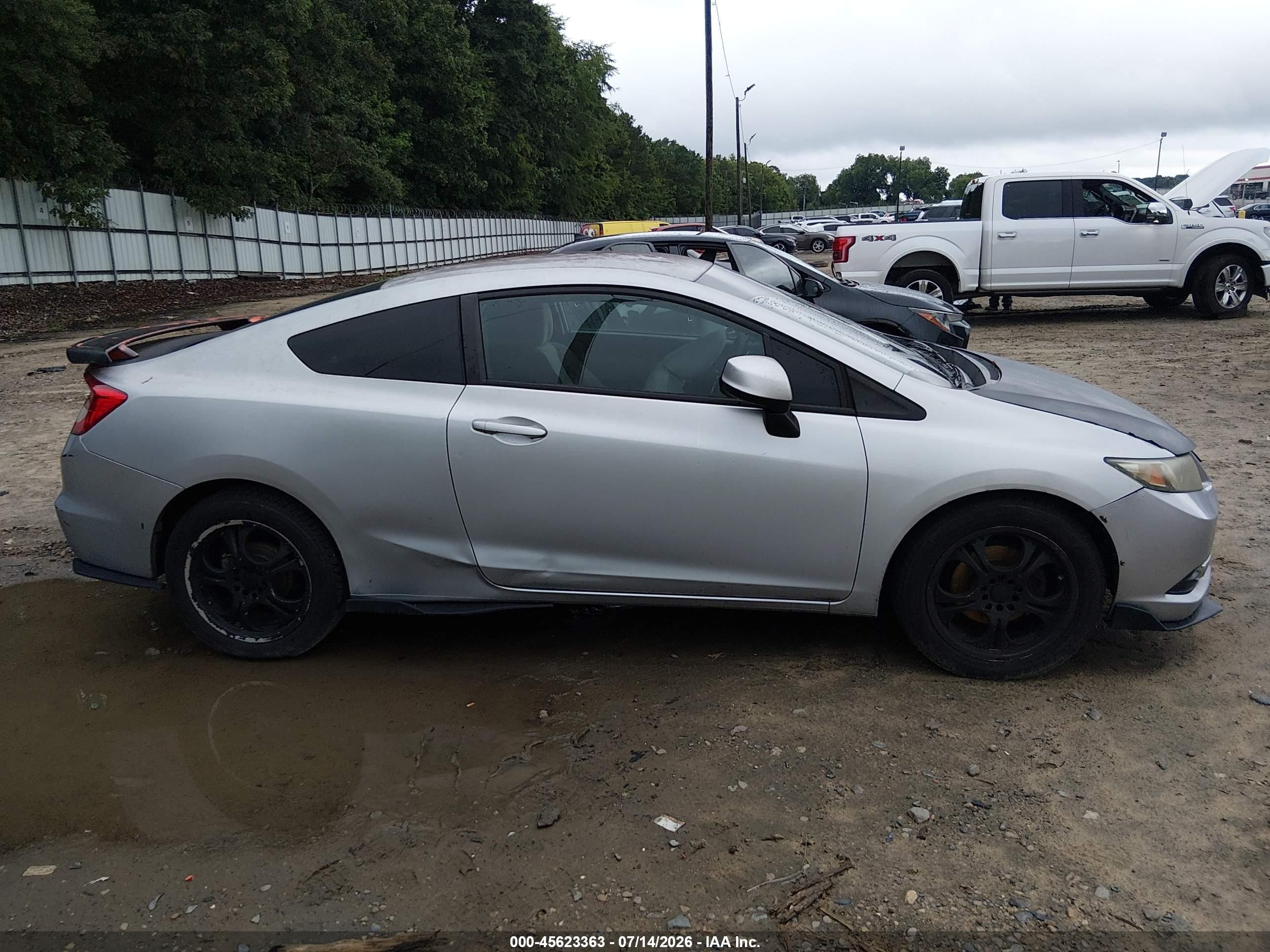 2013 Honda Civic Lx Silver vin: 2HGFG3B56DH523249