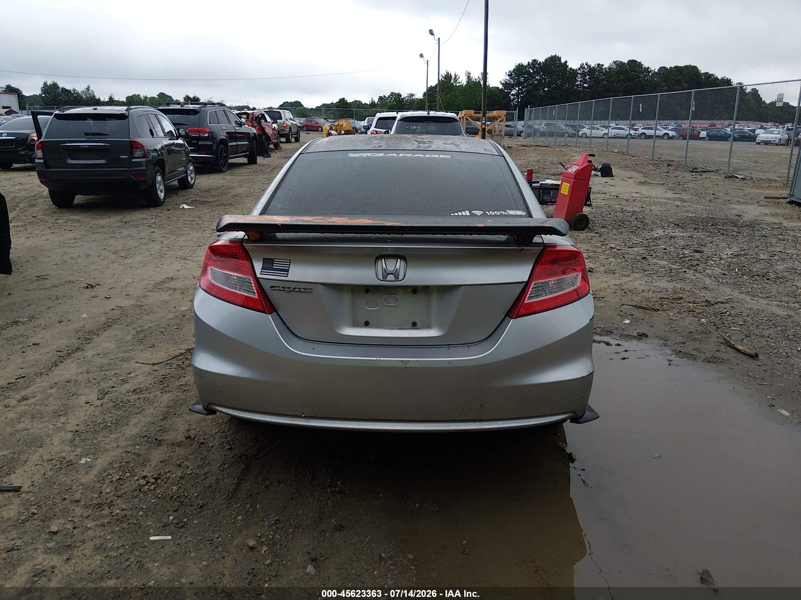 2013 Honda Civic Lx Silver vin: 2HGFG3B56DH523249