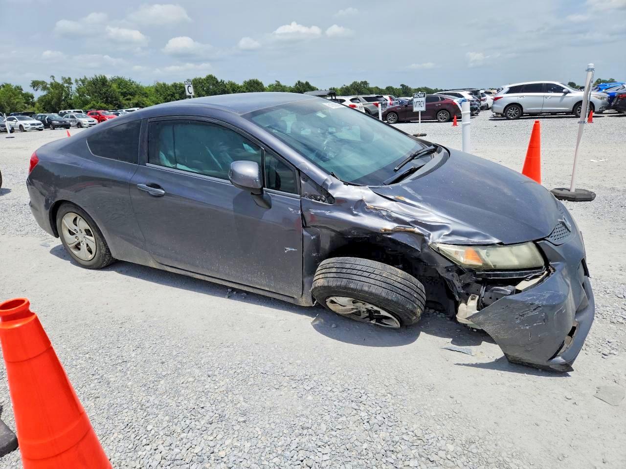 2013 Honda Civic Lx Charcoal vin: 2HGFG3B56DH523378