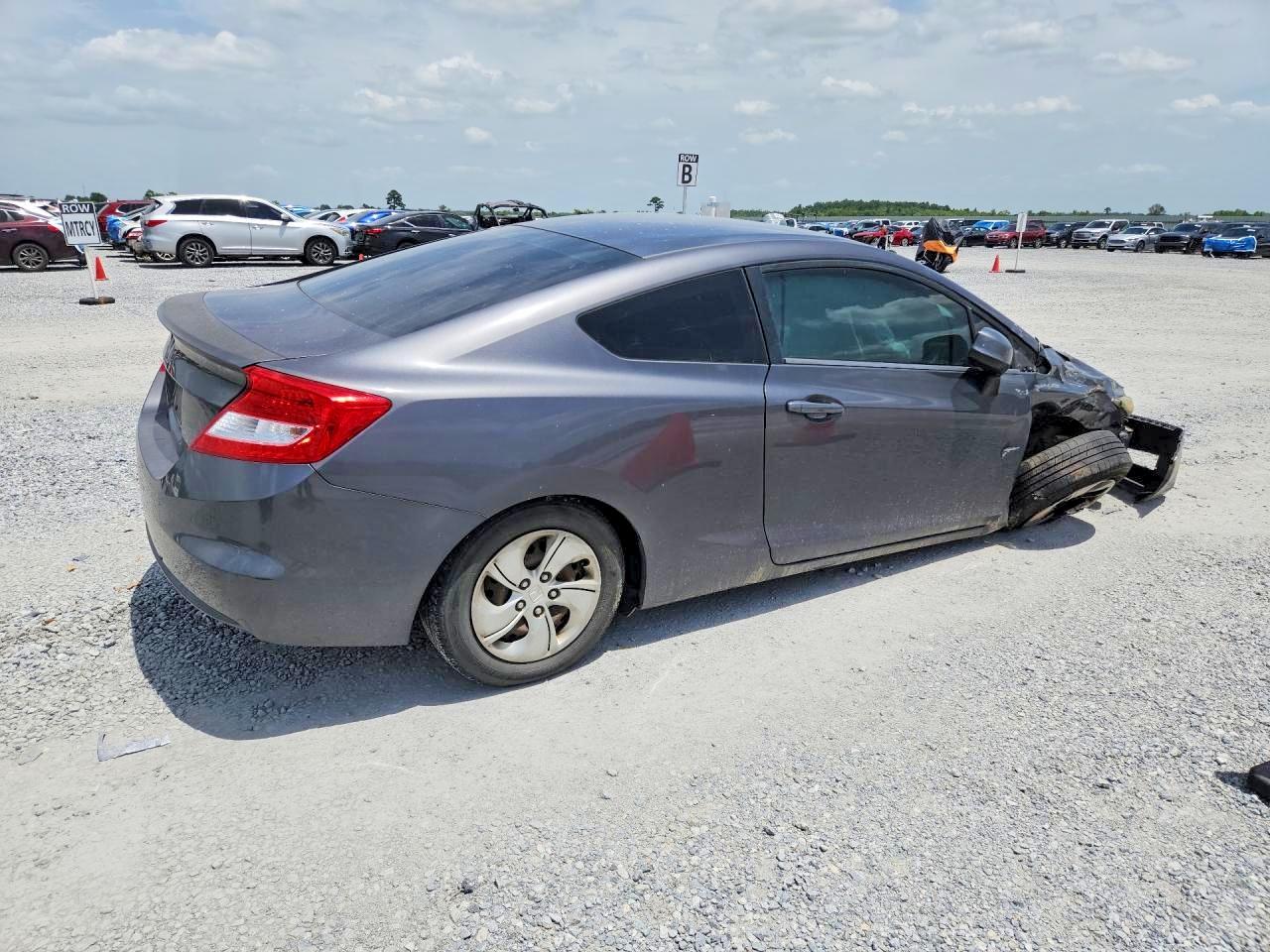2013 Honda Civic Lx Charcoal vin: 2HGFG3B56DH523378