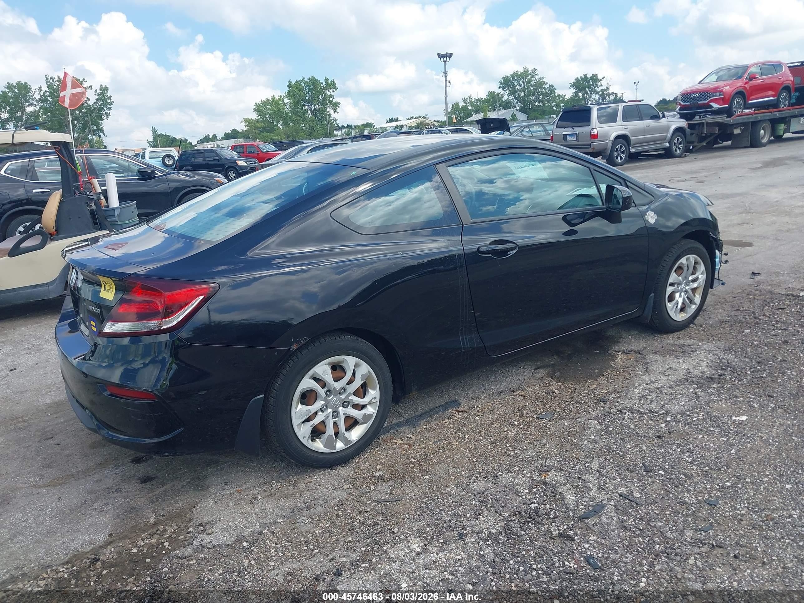2014 Honda Civic Lx Black vin: 2HGFG3B56EH505626