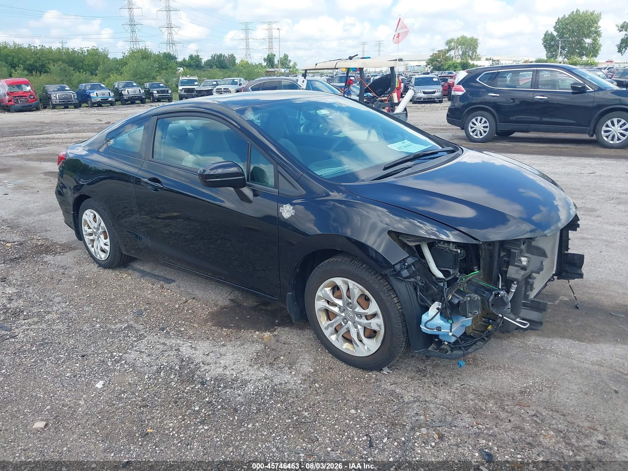 2014 Honda Civic Lx Black vin: 2HGFG3B56EH505626
