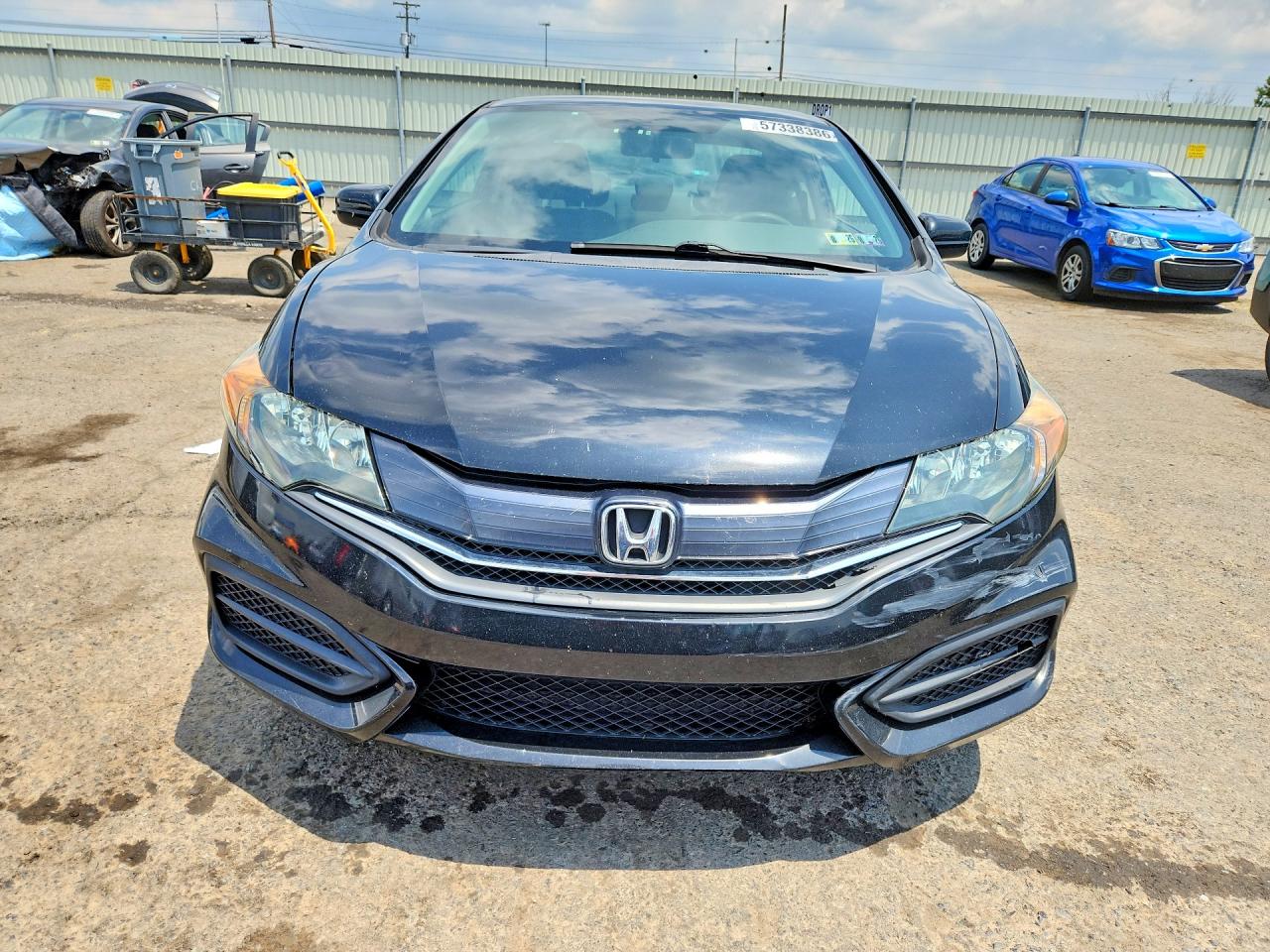 2014 Honda Civic Lx Black vin: 2HGFG3B56EH506565