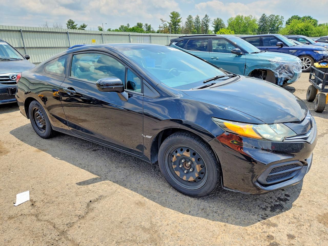 2014 Honda Civic Lx Black vin: 2HGFG3B56EH506565