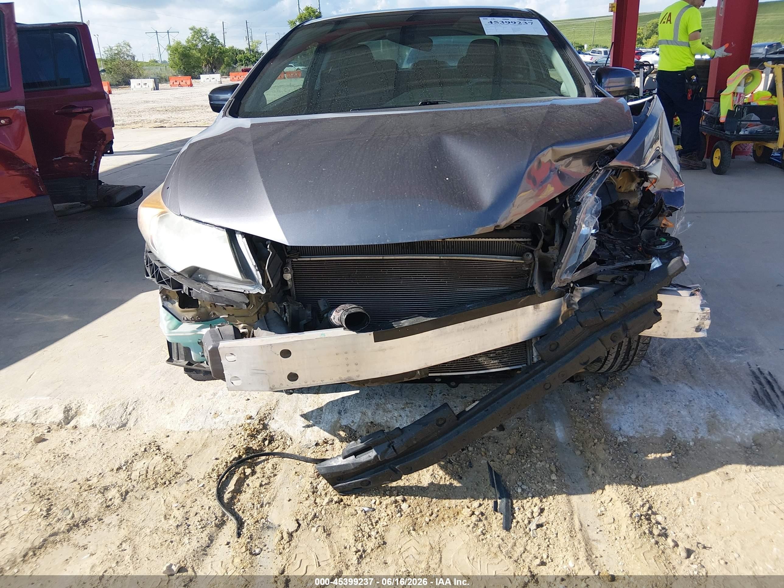 2014 Honda Civic Lx Серый vin: 2HGFG3B56EH518506