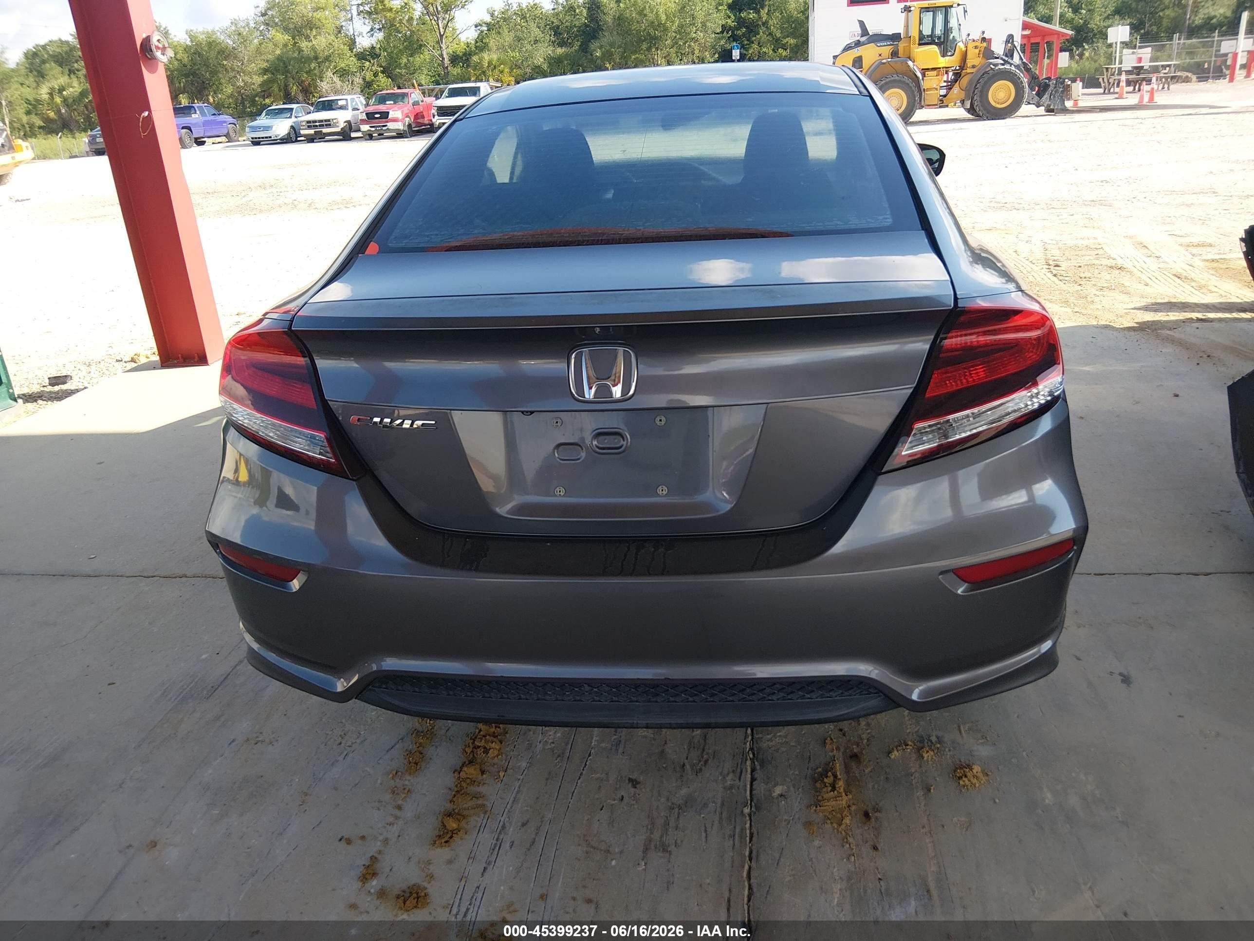 2014 Honda Civic Lx Серый vin: 2HGFG3B56EH518506