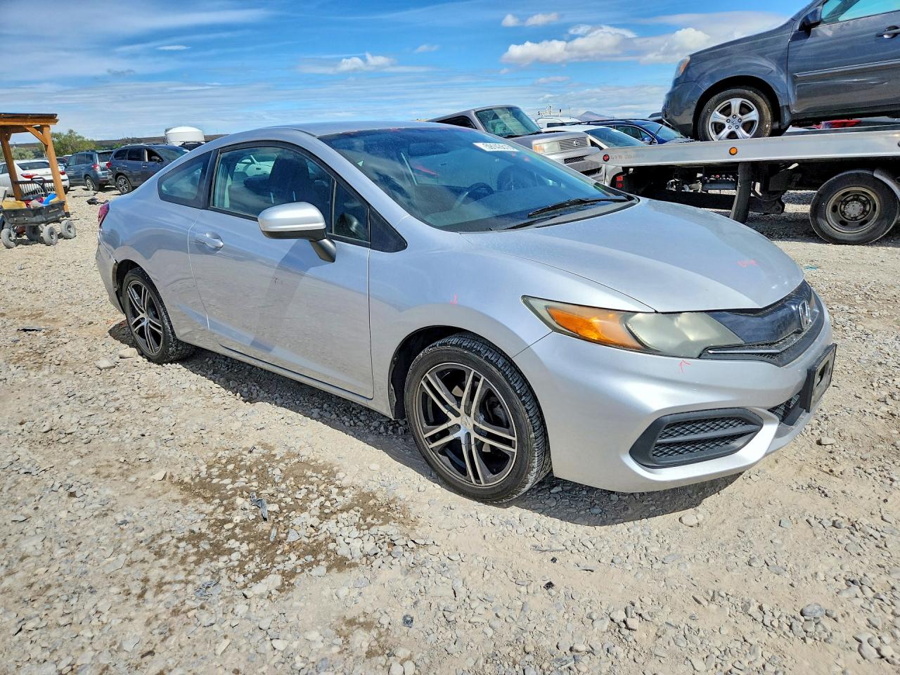 2014 Honda Civic Lx Gray vin: 2HGFG3B56EH523639