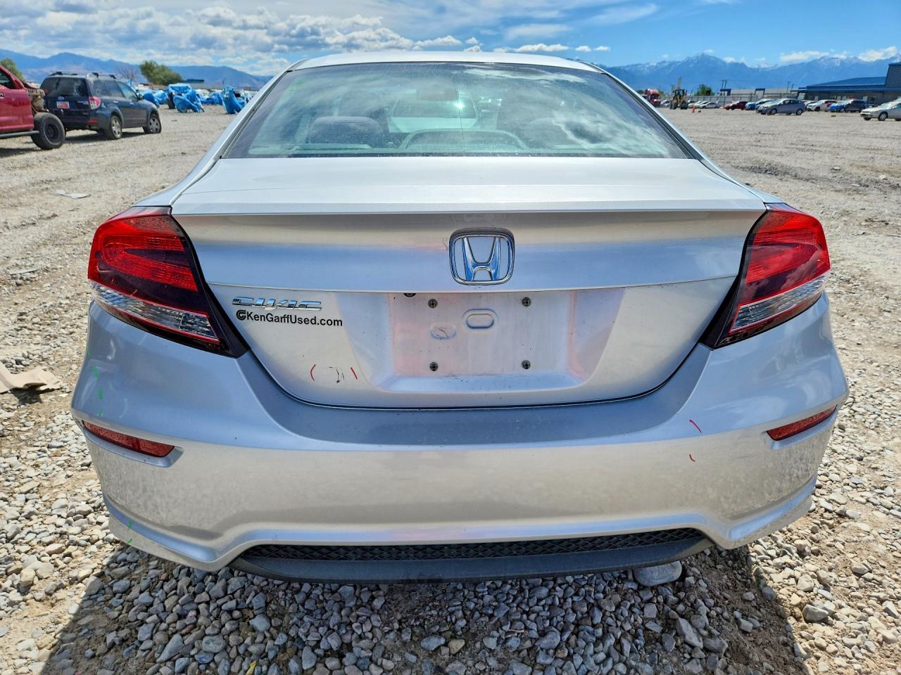2014 Honda Civic Lx Gray vin: 2HGFG3B56EH523639
