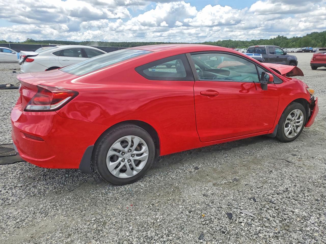 2015 Honda Civic Lx Красный vin: 2HGFG3B56FH504963