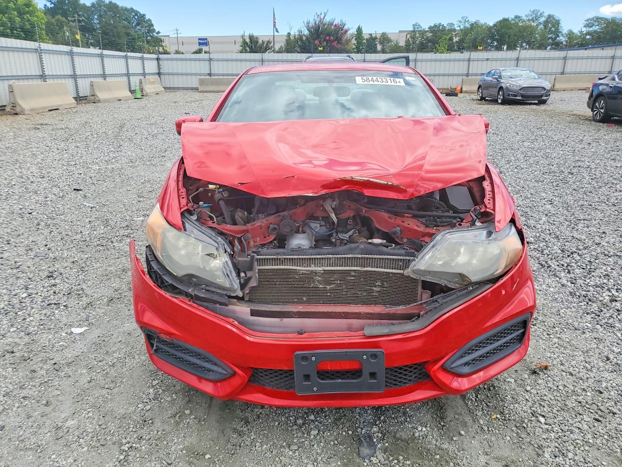 2015 Honda Civic Lx Красный vin: 2HGFG3B56FH504963