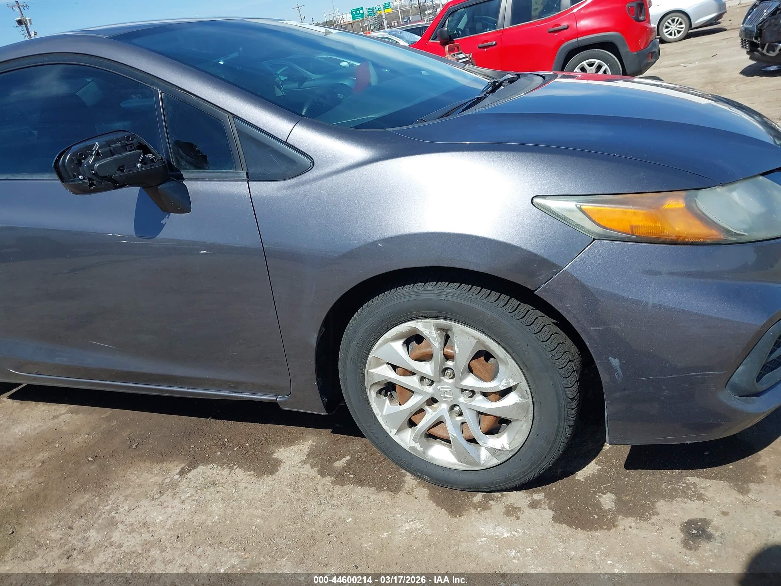 2015 Honda Civic Lx Gray vin: 2HGFG3B56FH507765