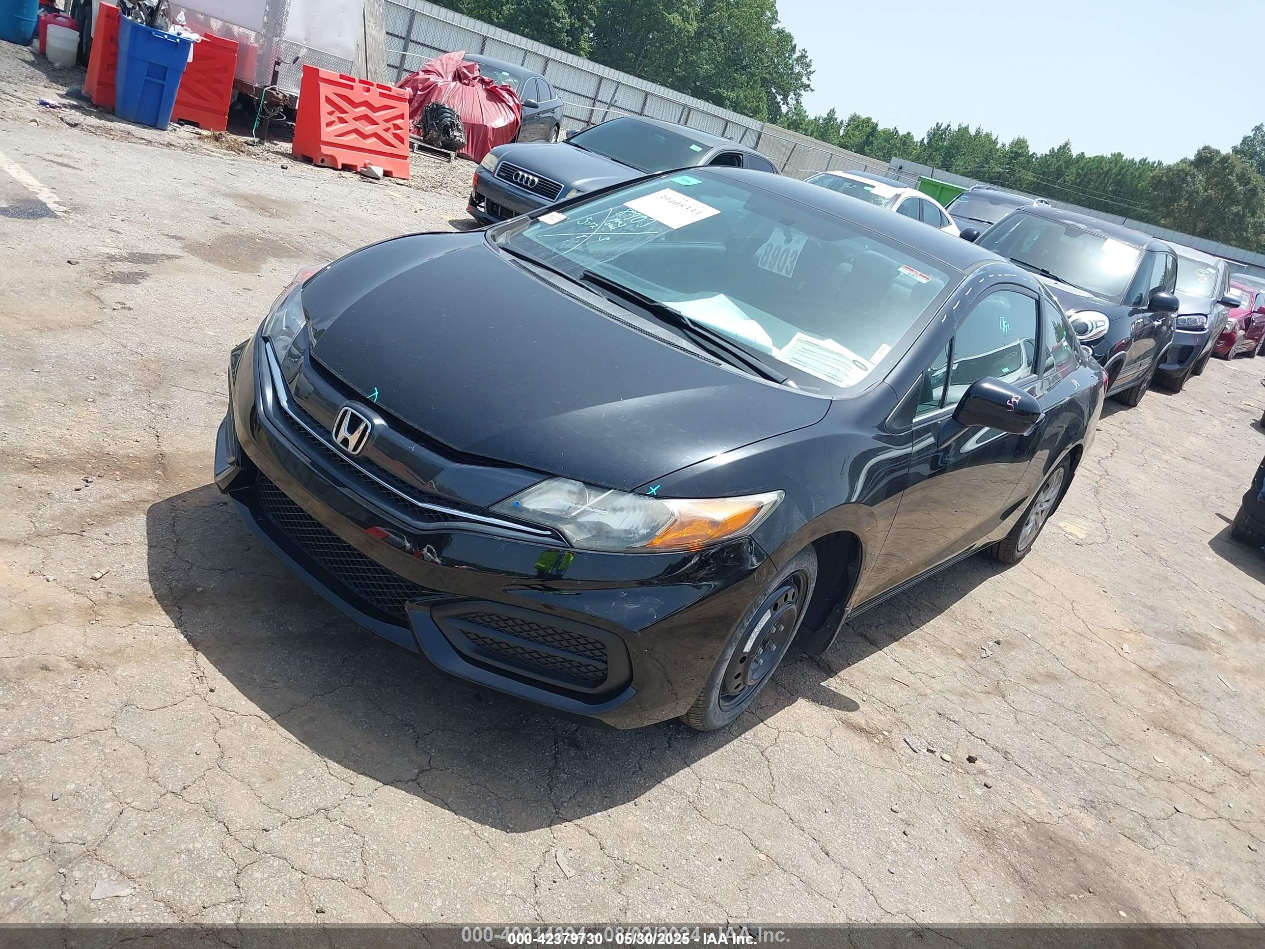 2015 Honda Civic Lx Black vin: 2HGFG3B56FH511878