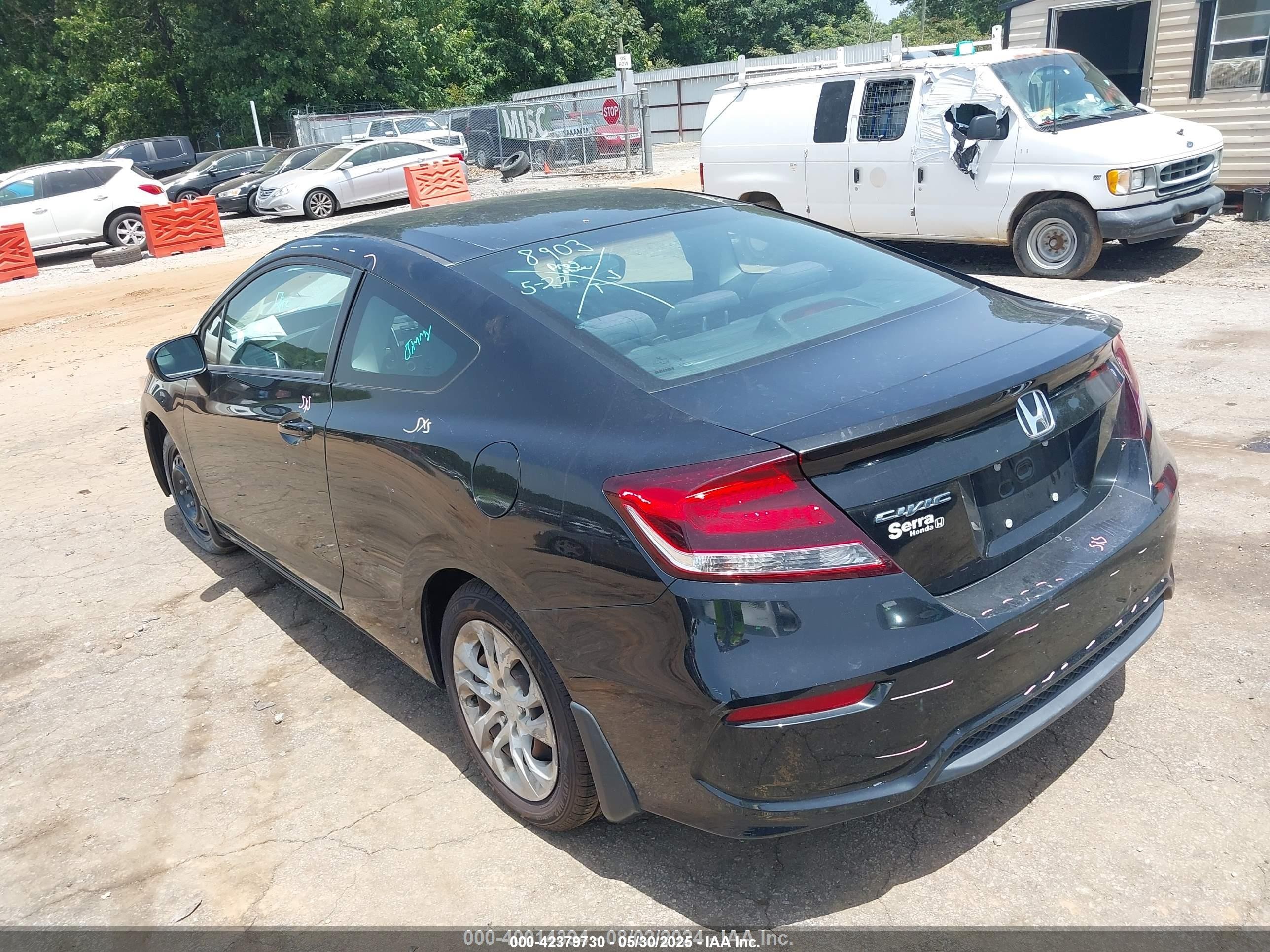 2015 Honda Civic Lx Black vin: 2HGFG3B56FH511878