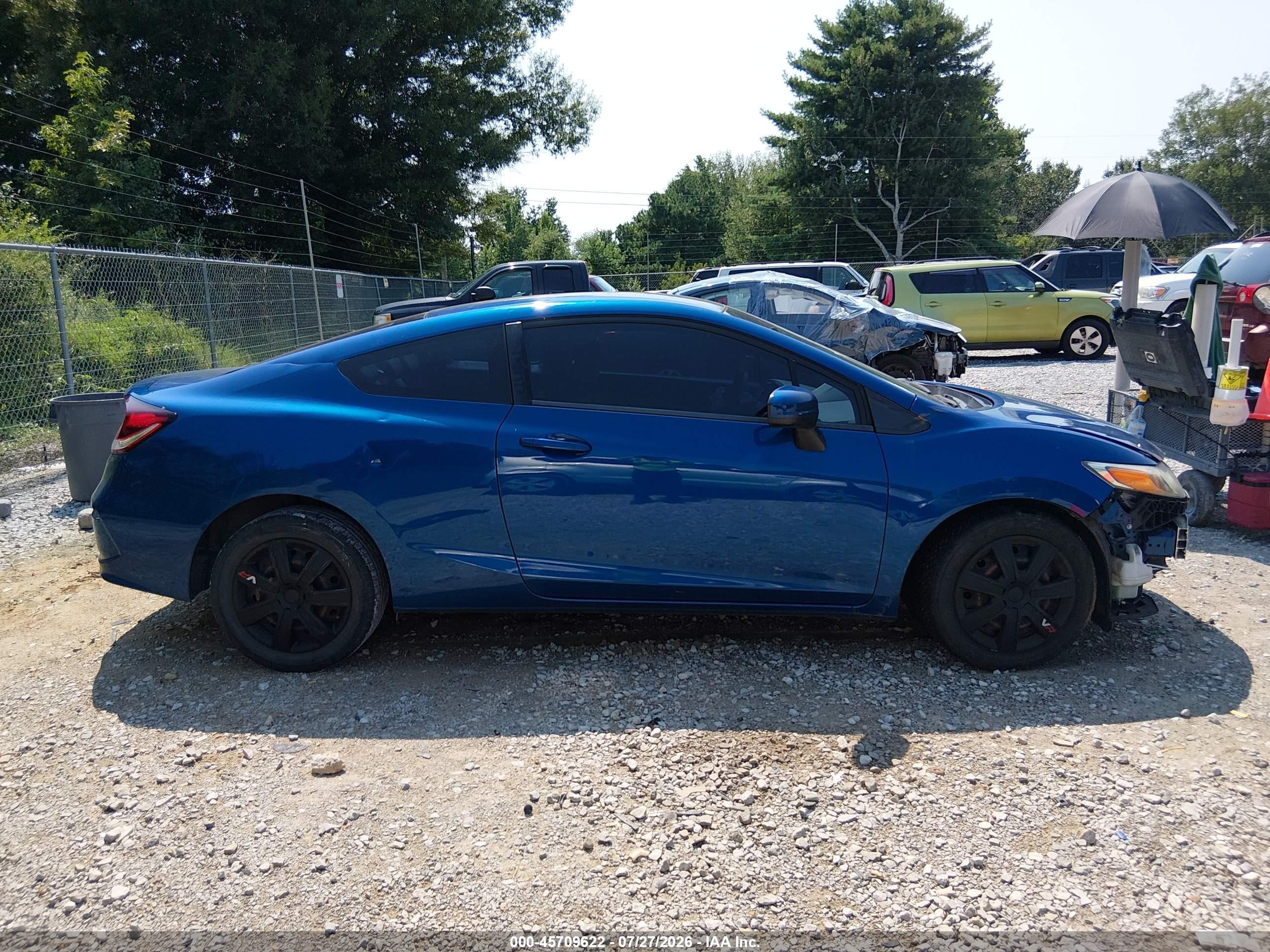 2015 Honda Civic Lx Blue vin: 2HGFG3B56FH514103