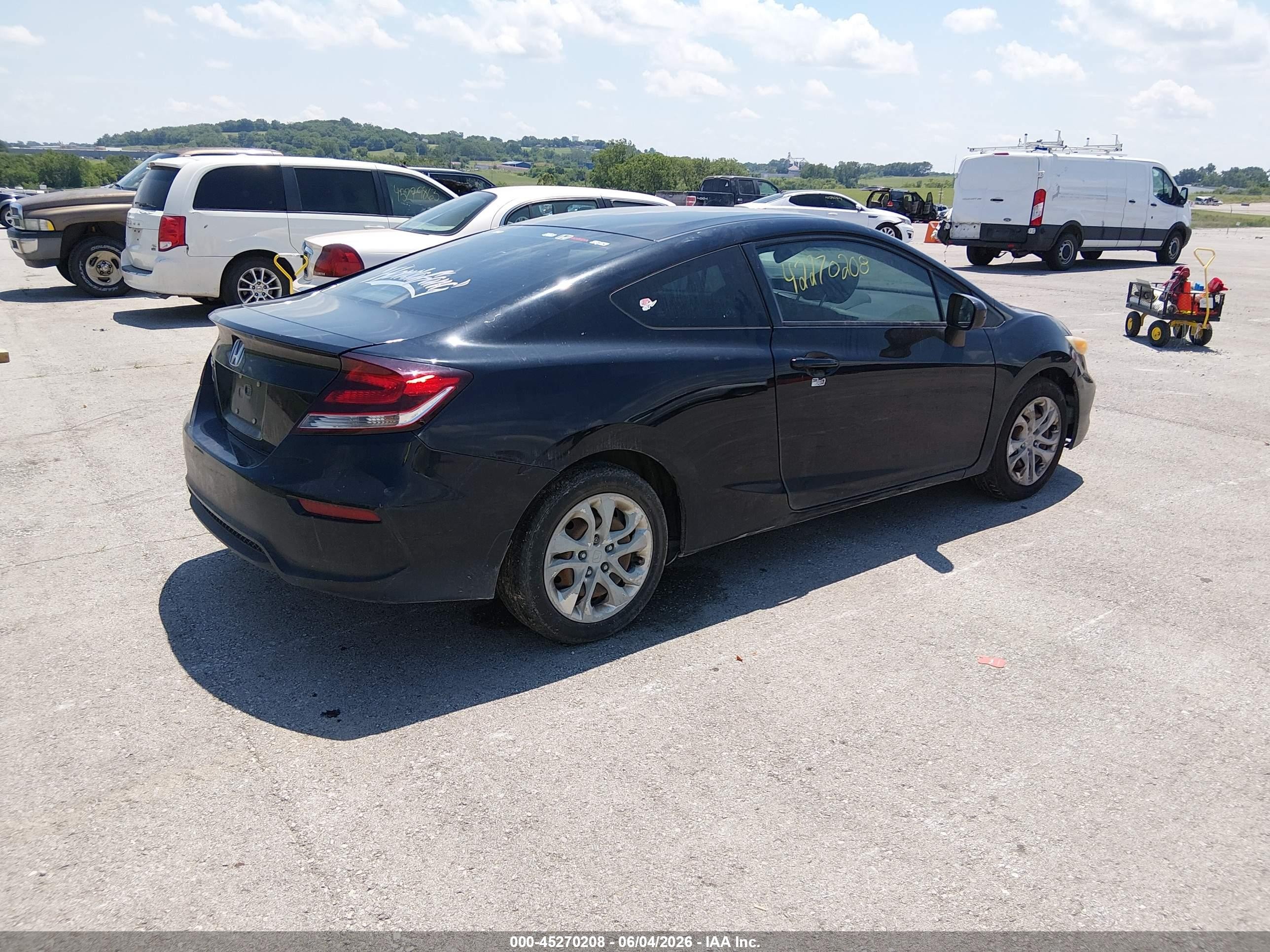 2015 Honda Civic Lx Black vin: 2HGFG3B56FH532696